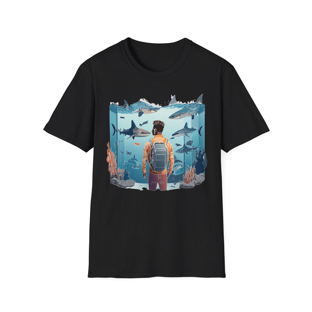 Ocean U boat Graphic Tee Gildan Unisex 100 Cotton Tee Shirt c32
