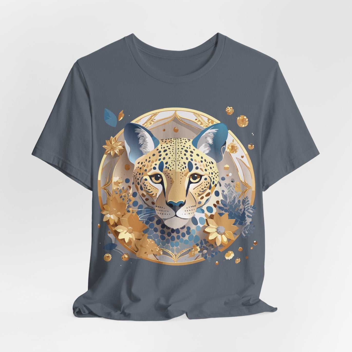 Adelpha Medallion Graphic Tee Unisex Short Sleeve Vintage Inspired Art Design Premium Cotton Jersey