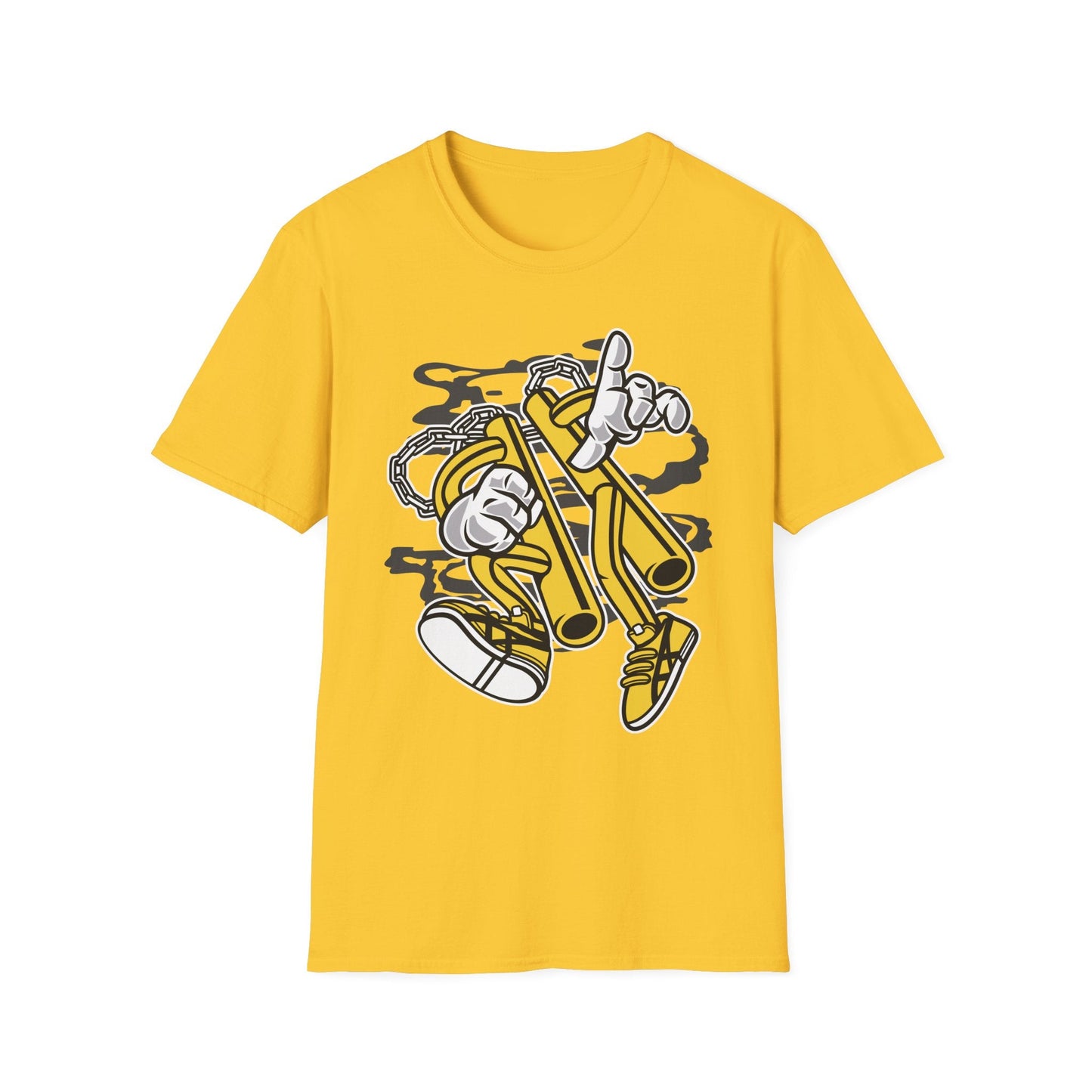 Cartoon T Shirt Animation T Shirt Funny Tee Unisex Softstyle 100 Percent Cotton 64000