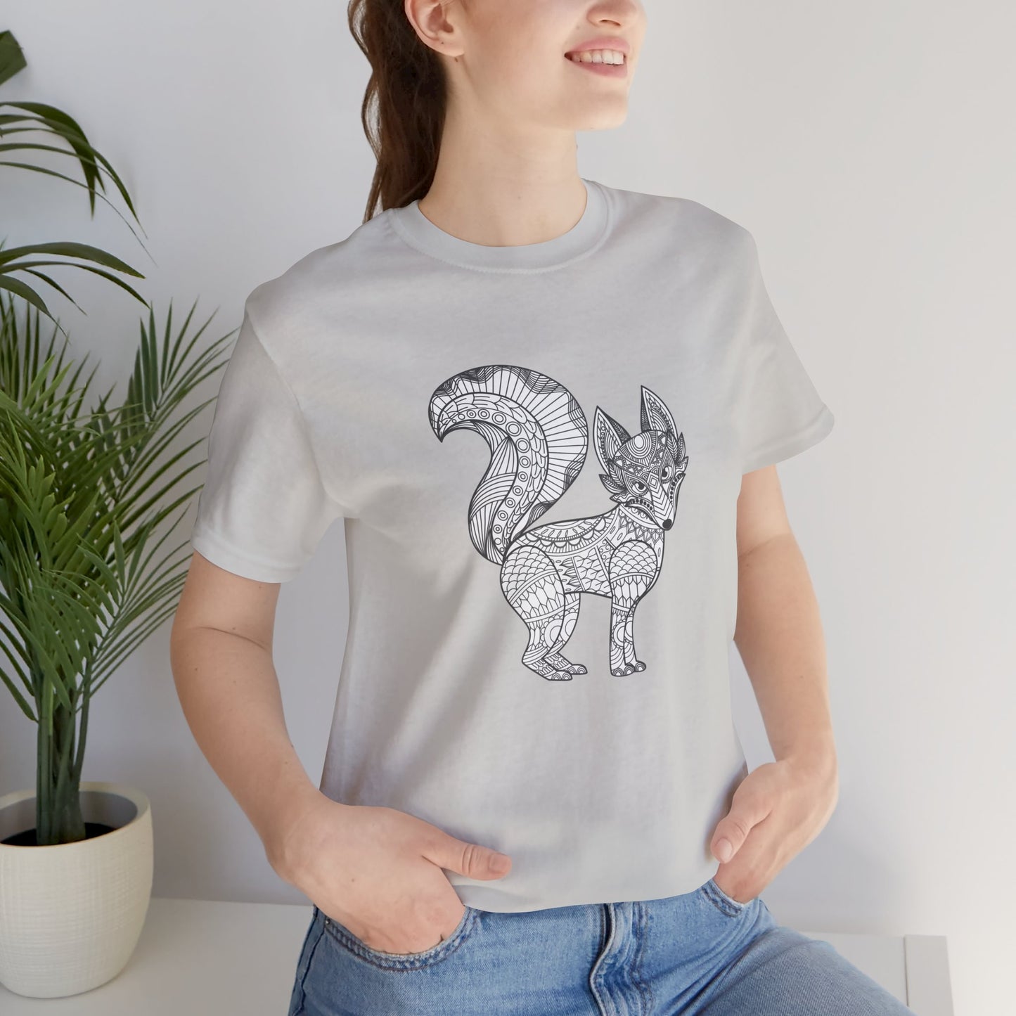 Camiseta unisex con estampado de animales 