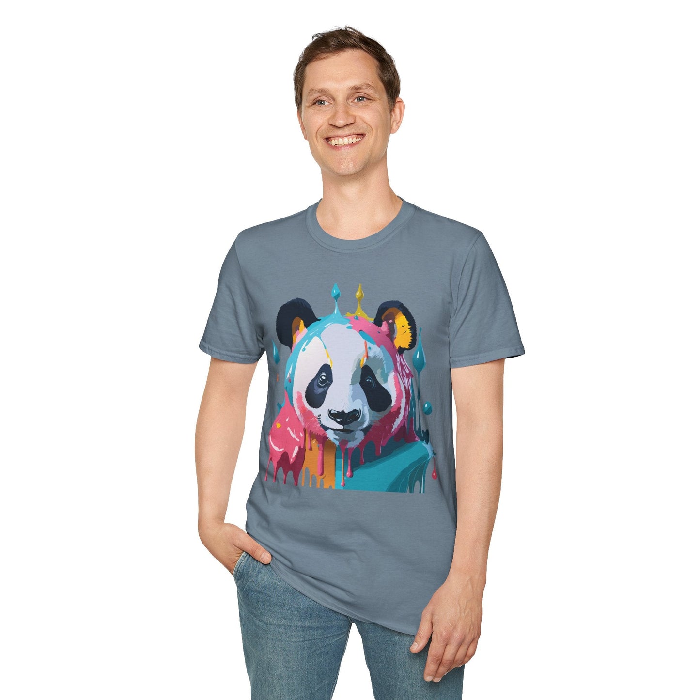 Panda Shirt Unisex T Shirt Panda Lover Gift Gildan Softstyle Tee 100 Percent Cotton