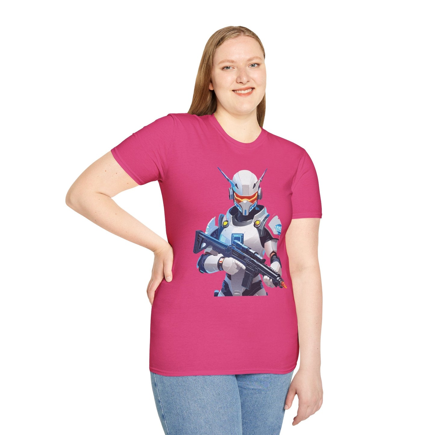 Robocop Graphic Unisex Cotton With Cyber Man Artwork Tee 1