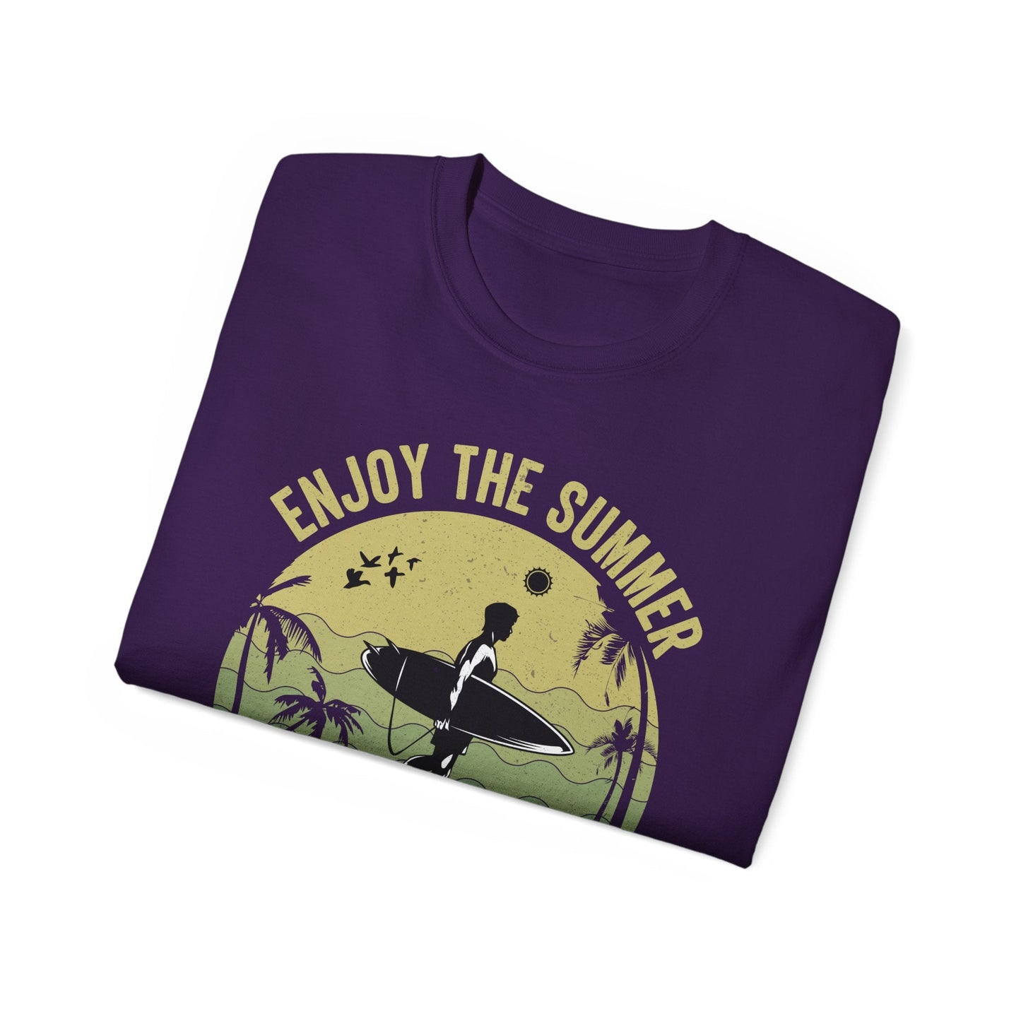 Summer Surf Art Design T Shirt TeeGallery Gildan 2000 Unisex Cotton Tee Apparel Collection