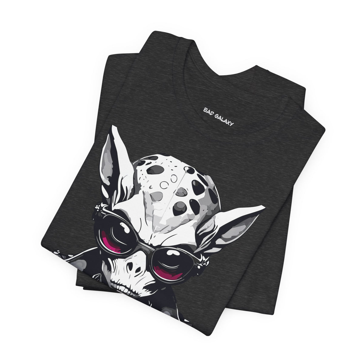 Alien Graphic Unisex Cotton Bella+Canvas Tee with Art Design b49