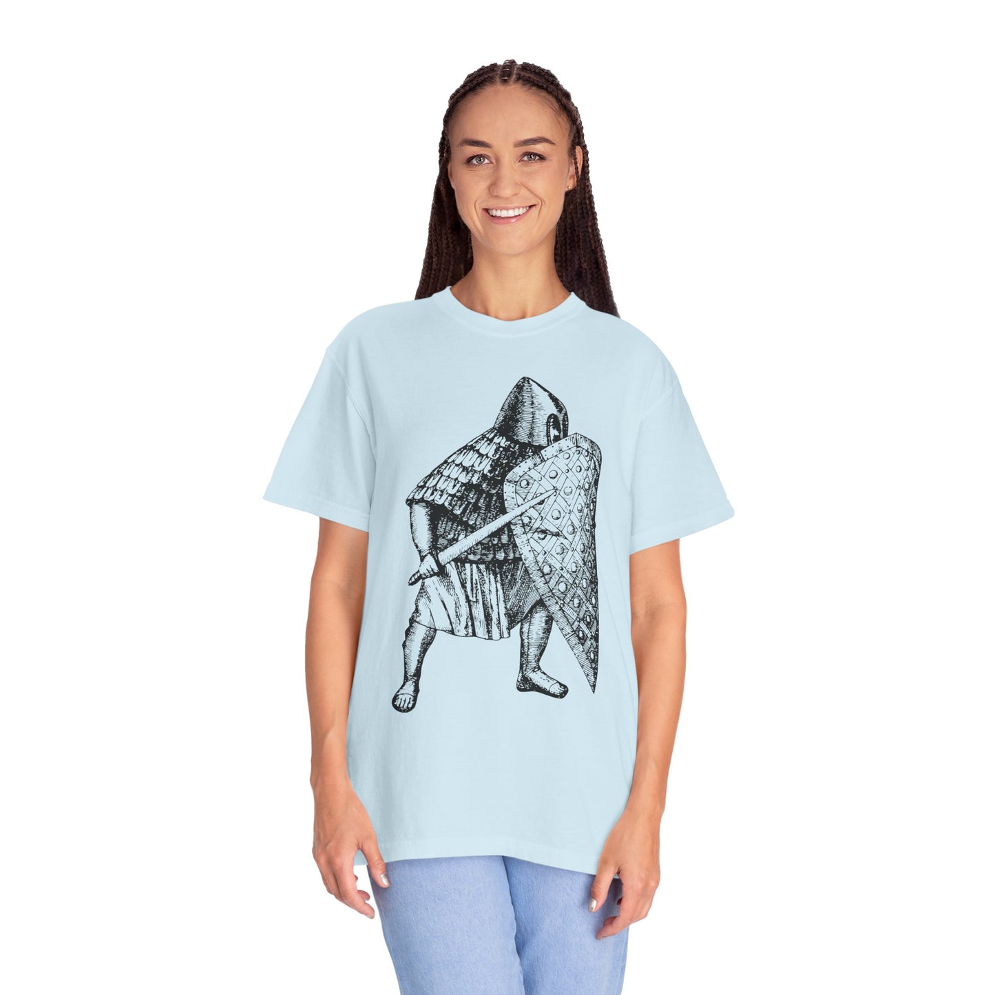 Unisex T-shirt with Knight in Armor