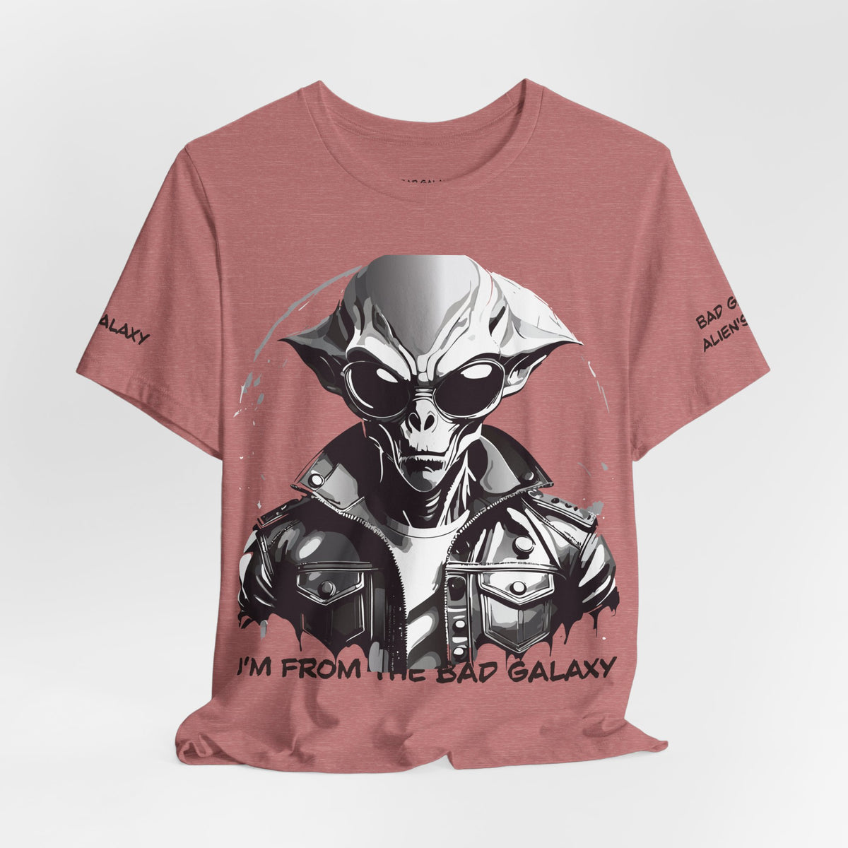 Alien Graphic Unisex Cotton Bella+Canvas Tee with Art Design b76