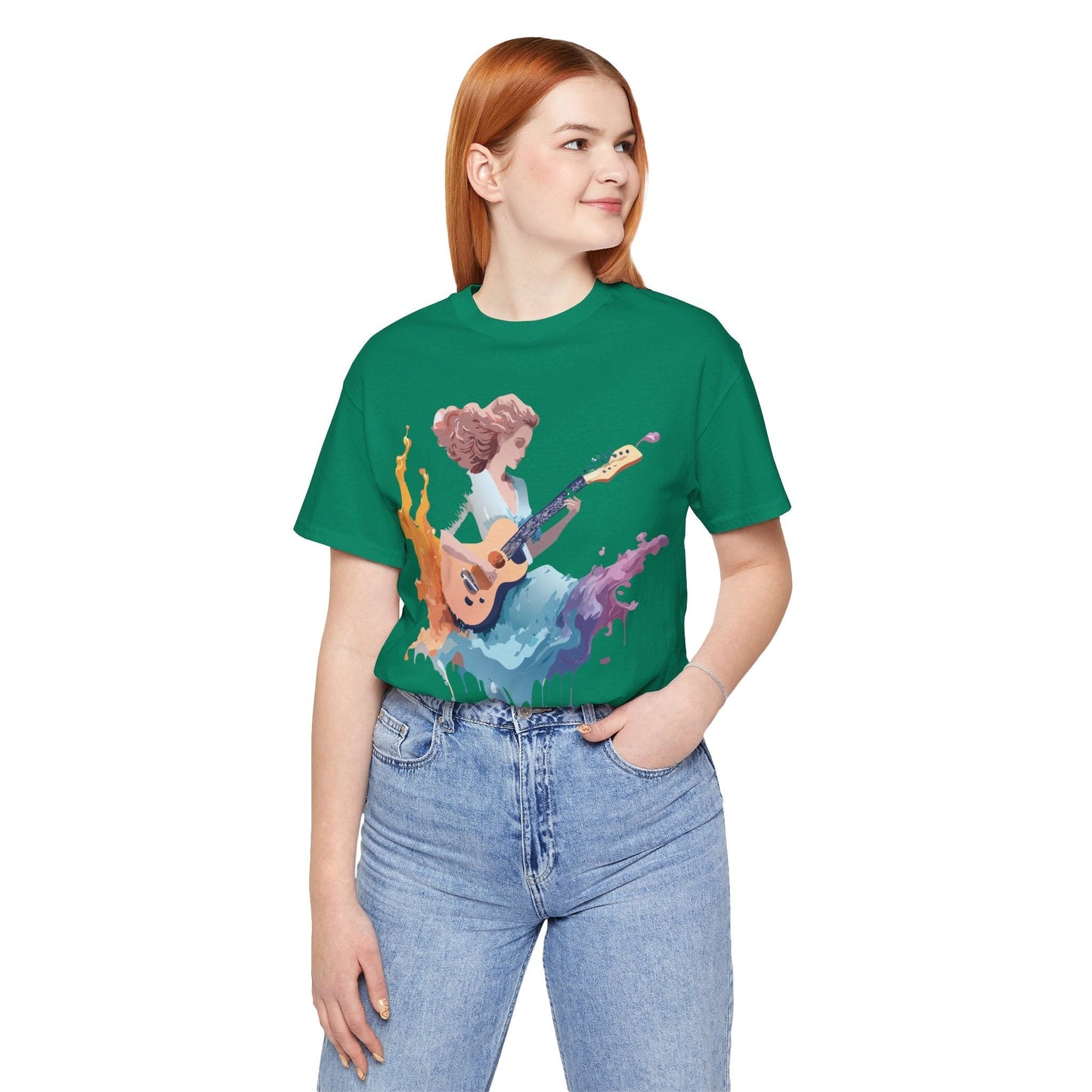 Adelpha Music Graphic Tee Unisex Vintage Inspired Art Design Short Sleeve T Shirt
