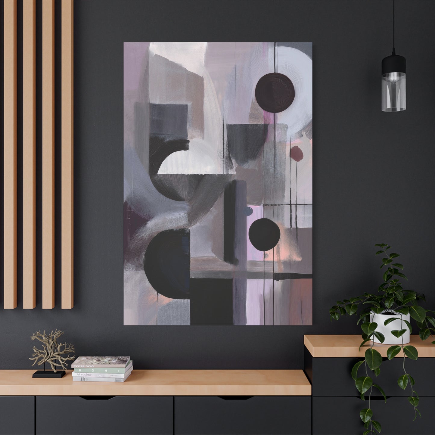 Abstract Geometric Painting Print Canvas 20x24,20x30,24x30 24x32,24x36,30x40 32x48,36x48,40x60 Pine-Wood Inner Frame ABS-46