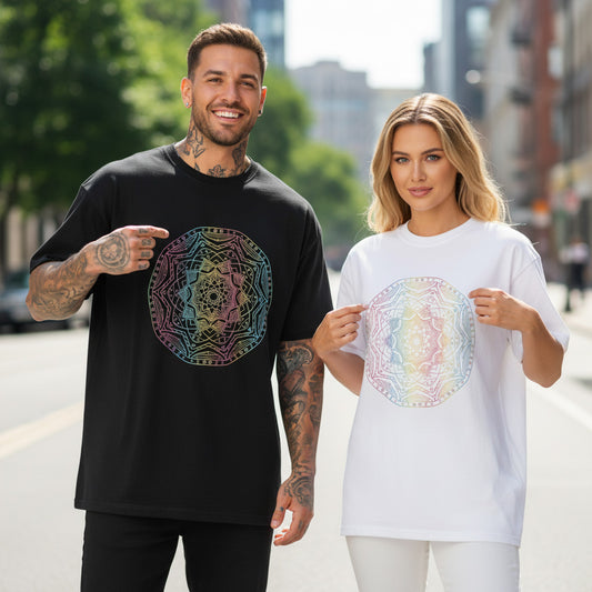 Mandala Graphic Tee Unisex 100 Cotton Comfort Colors T-Shirt 194