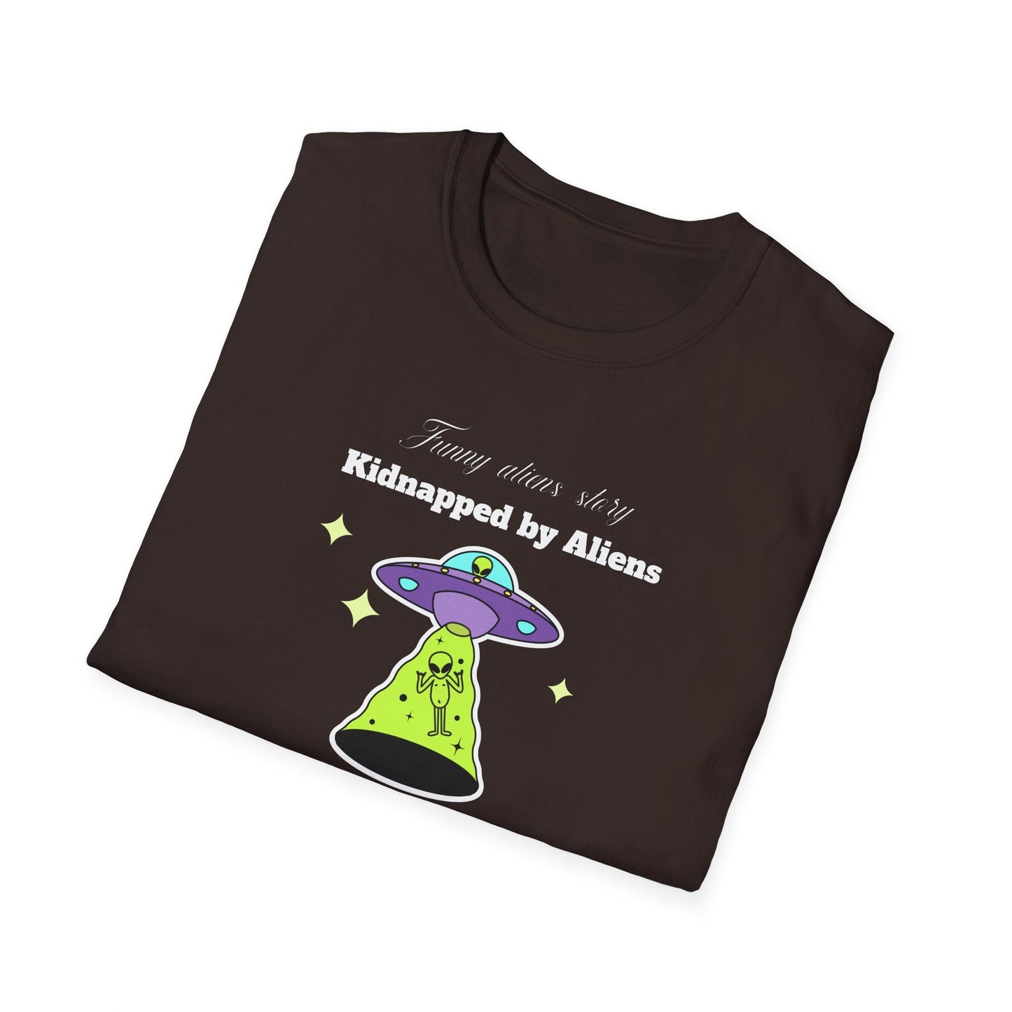 Alien Abduction Graphic Tee  Kidnapped by Aliens Funny UFO Shirt