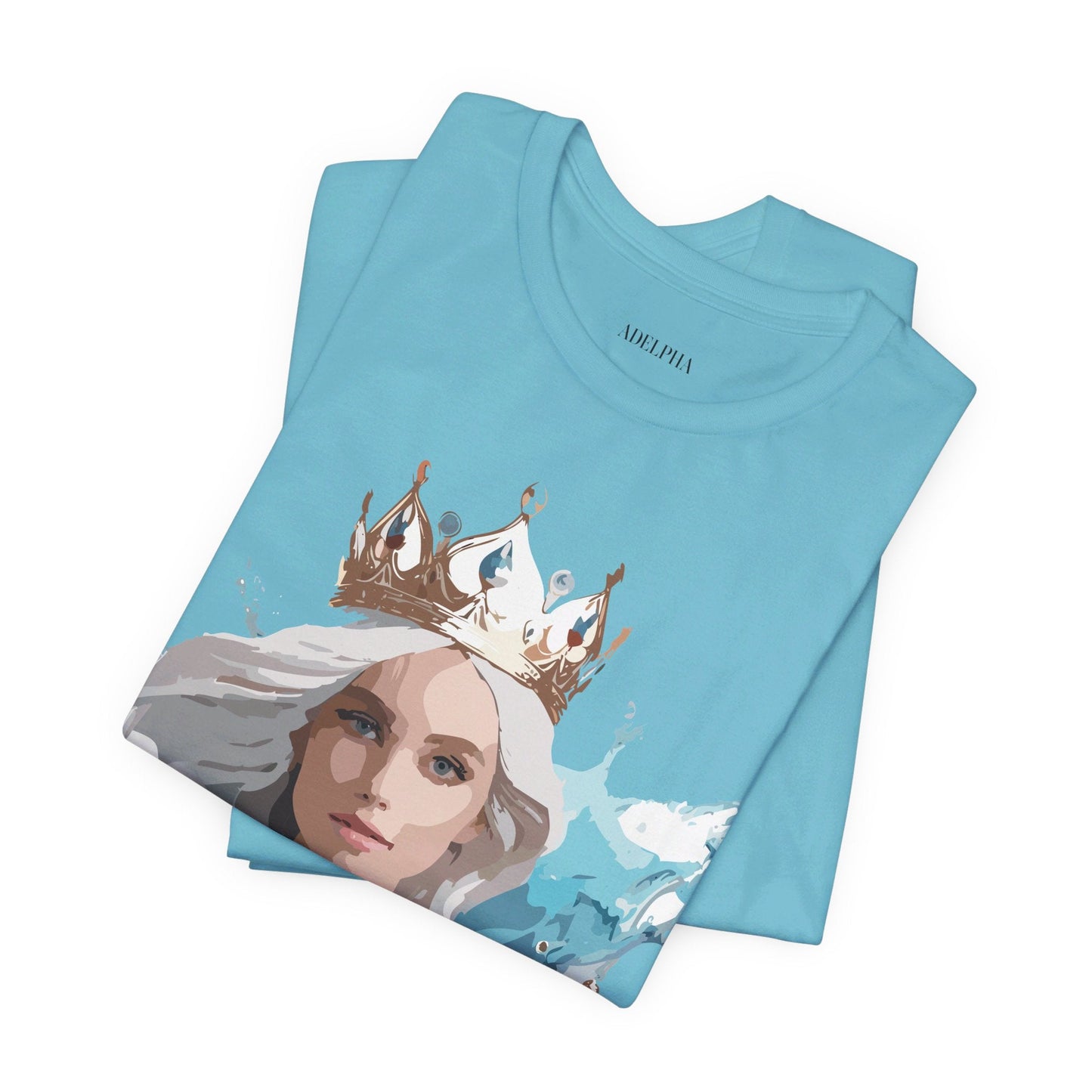 Queen Graphic T Shirt By Adelpha Unisex Jersey Short Sleeve Vintage Inspired Art Tee