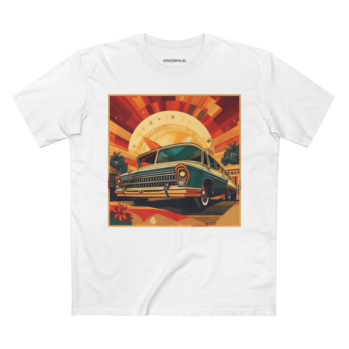 Retro Car Shirts Vintage Car Shirts RC 17 Unisex Premium Cotton Tee With Original Art Design