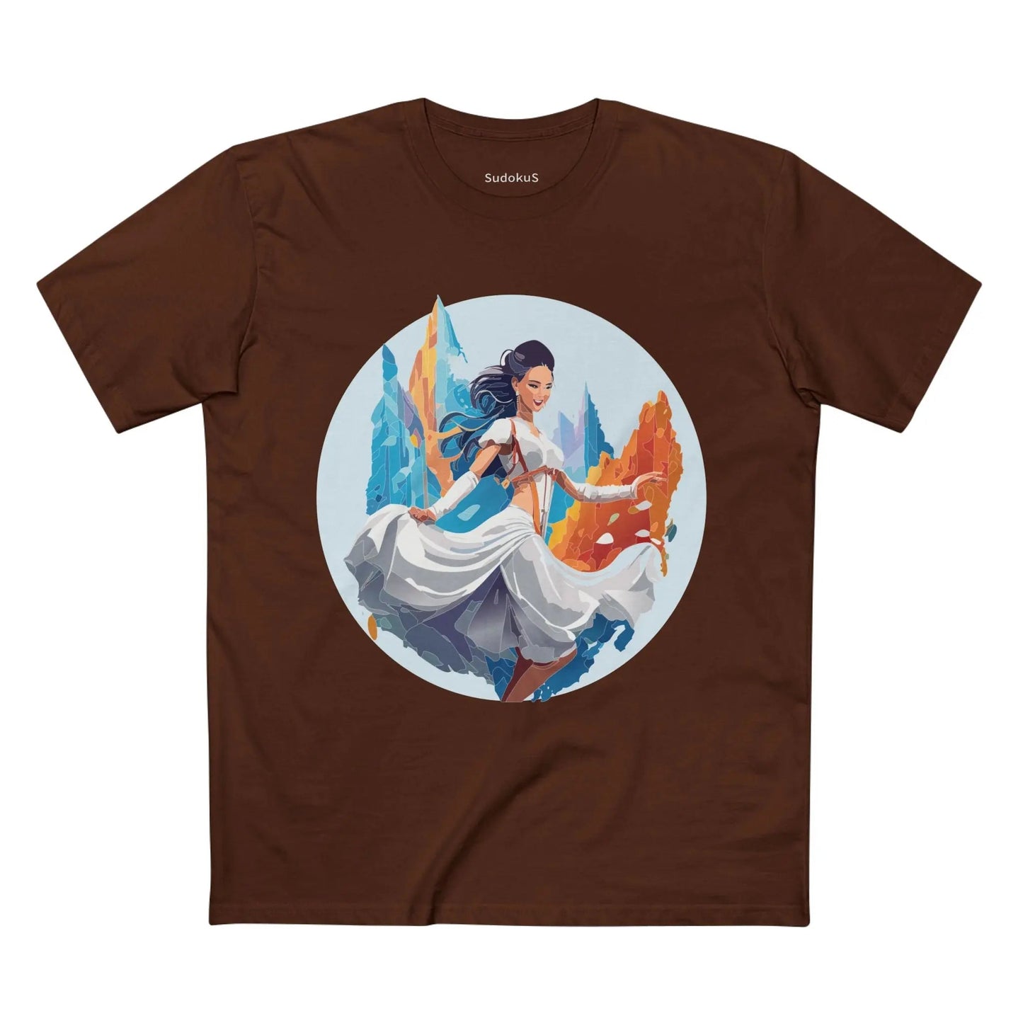 Dancer Graphic Unisex 100 Cotton Staple Tee 14