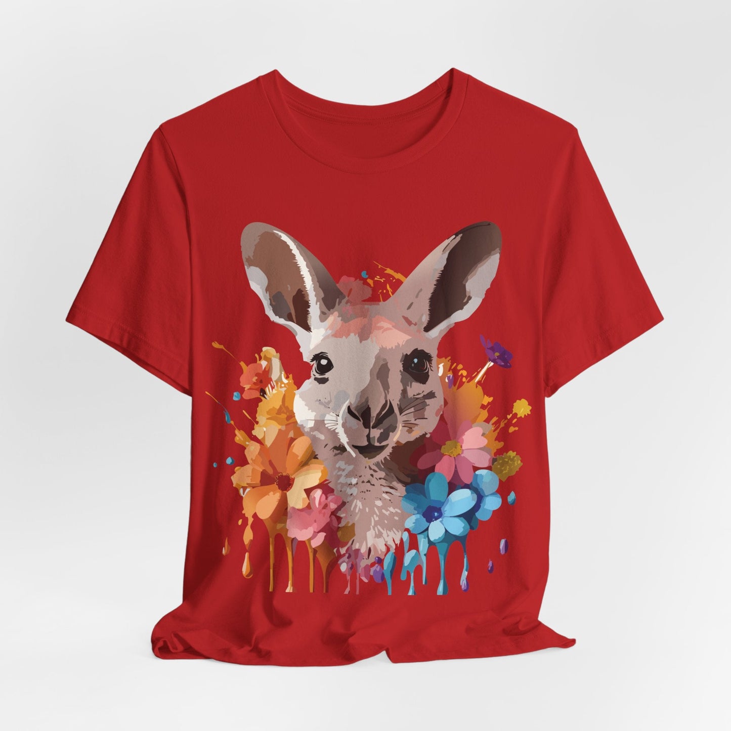 Kangaroo Graphic T Shirt Unisex Adelpha Art Design Vintage Inspired Tee With Original Artwork