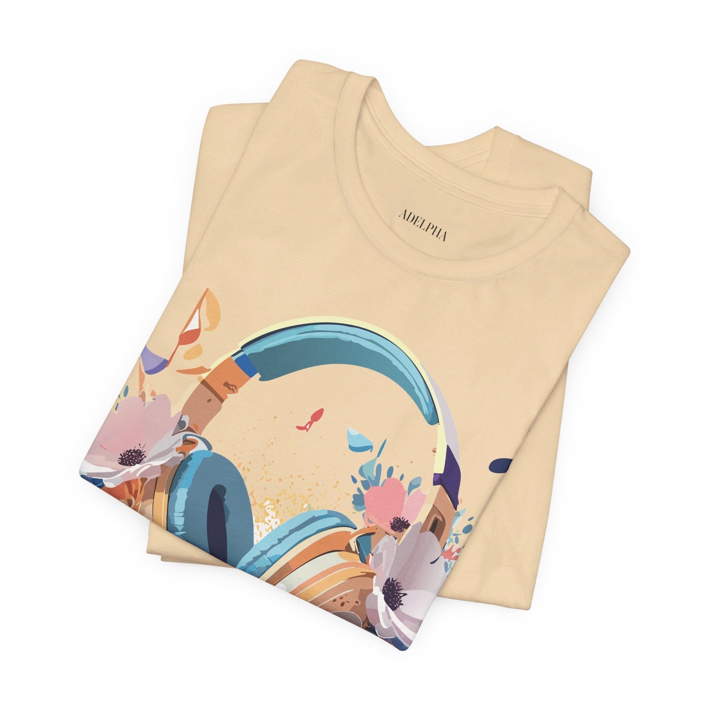 Adelpha Graphic Unisex Music T Shirt With Vintage Inspired Artwork Short Sleeve Tee