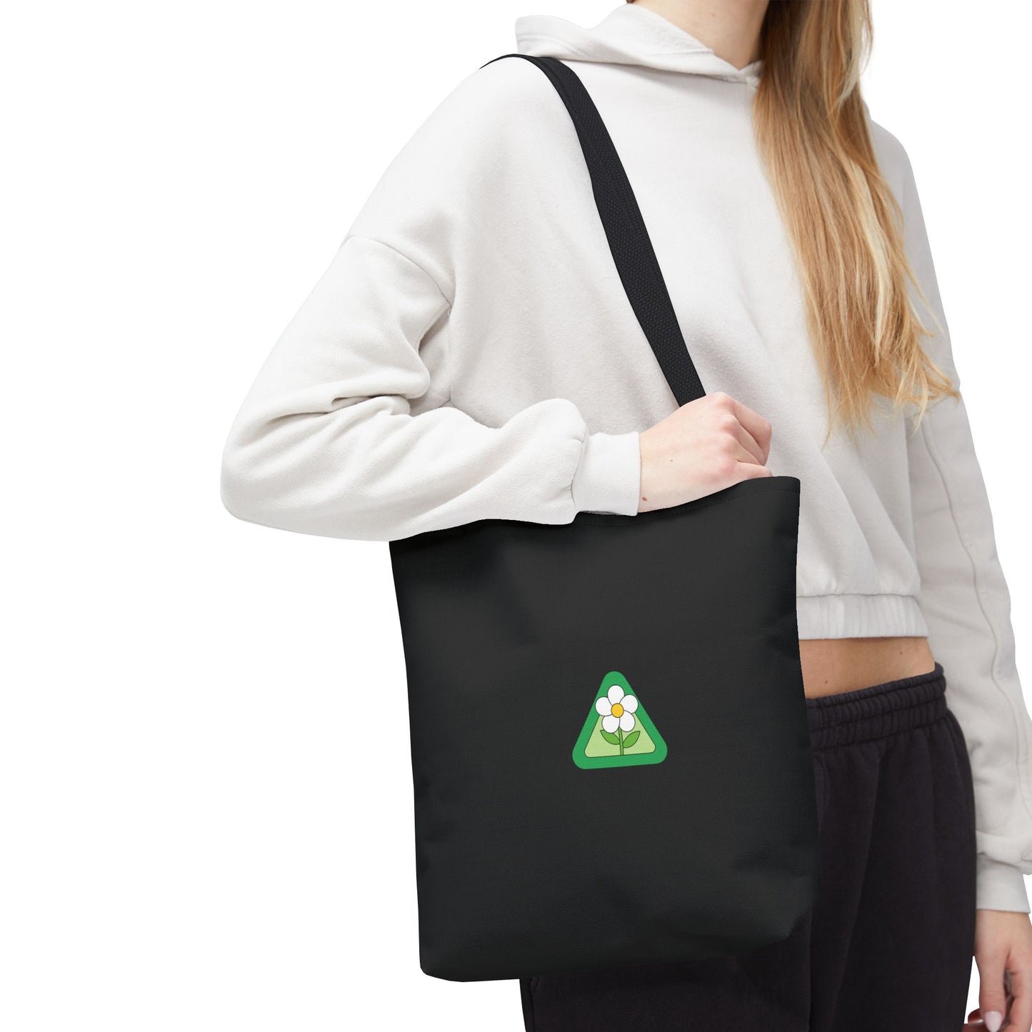 ECO BLACK COLOR CANVAS BAG HIGH-QUALITY 100% SPUN POLYESTER 3 SIZES BAG-E5