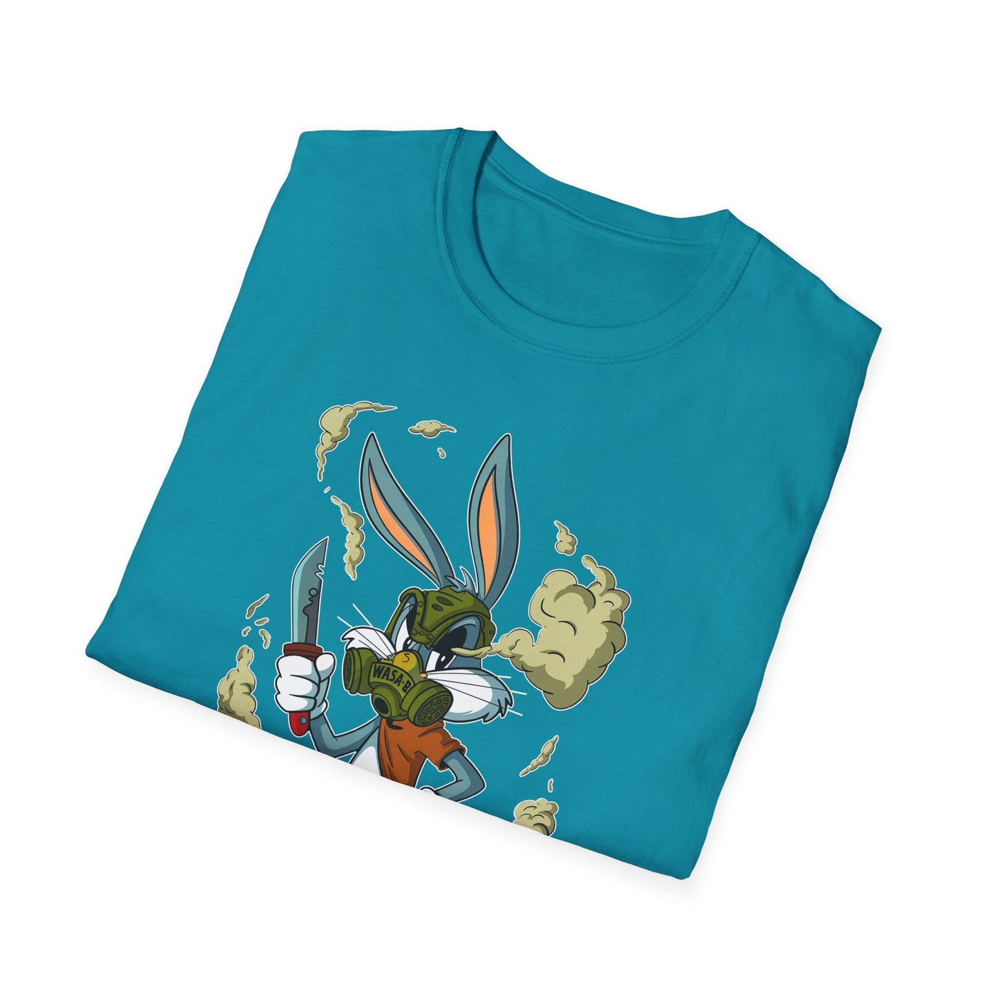 Bugs Bunny T Shirt Unisex Cartoon Graphic Tee Softstyle Gildan 64000 Short Sleeve
