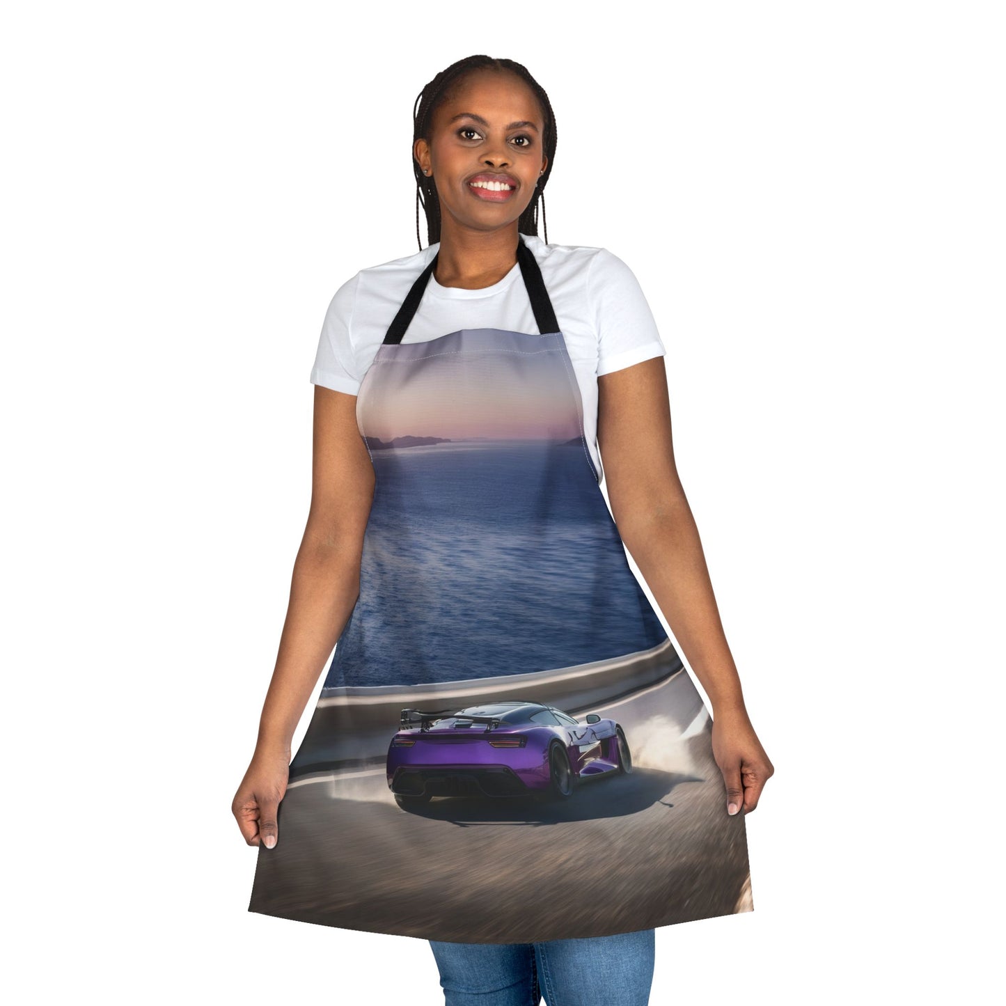 Car 100% Polyester Stain-resistant 31.5 x 25.6 | Art Print Canvas Apron 3