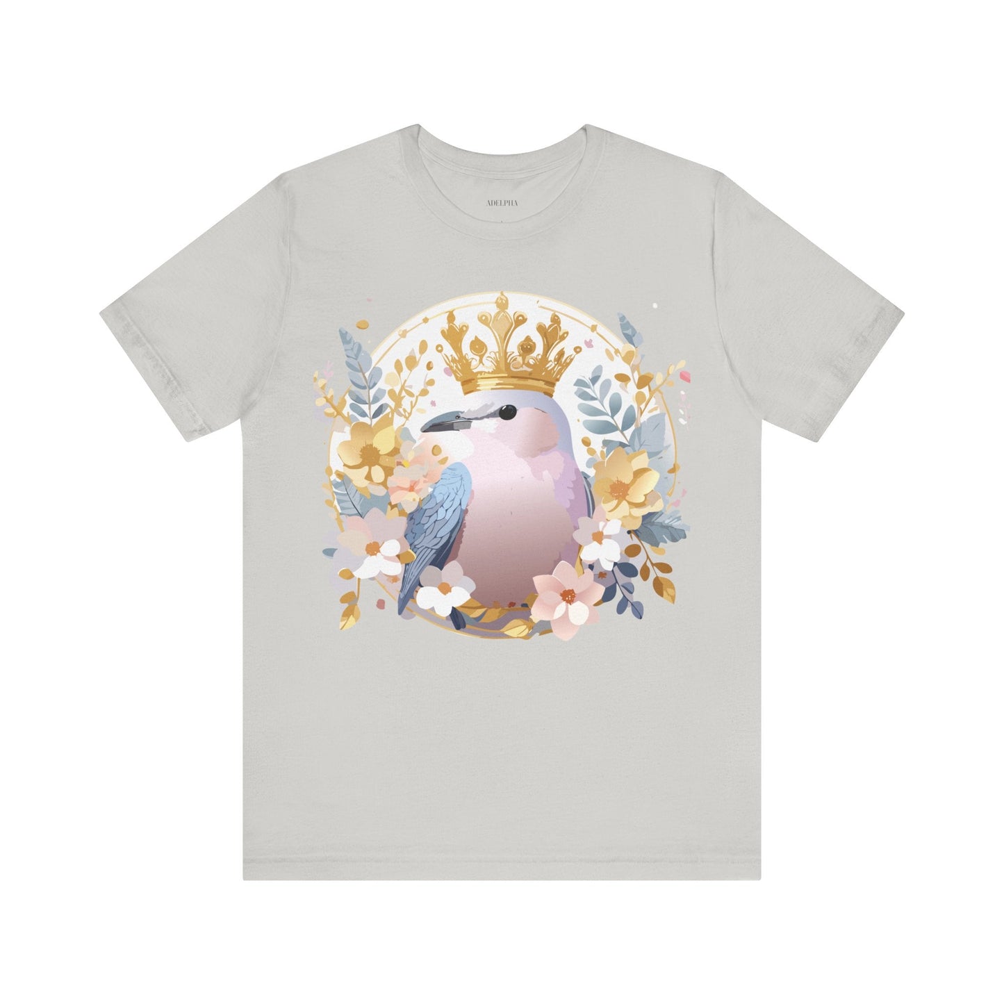 Adelpha Medallion Graphic Tee Unisex Short Sleeve Vintage Inspired Artwork Shirt