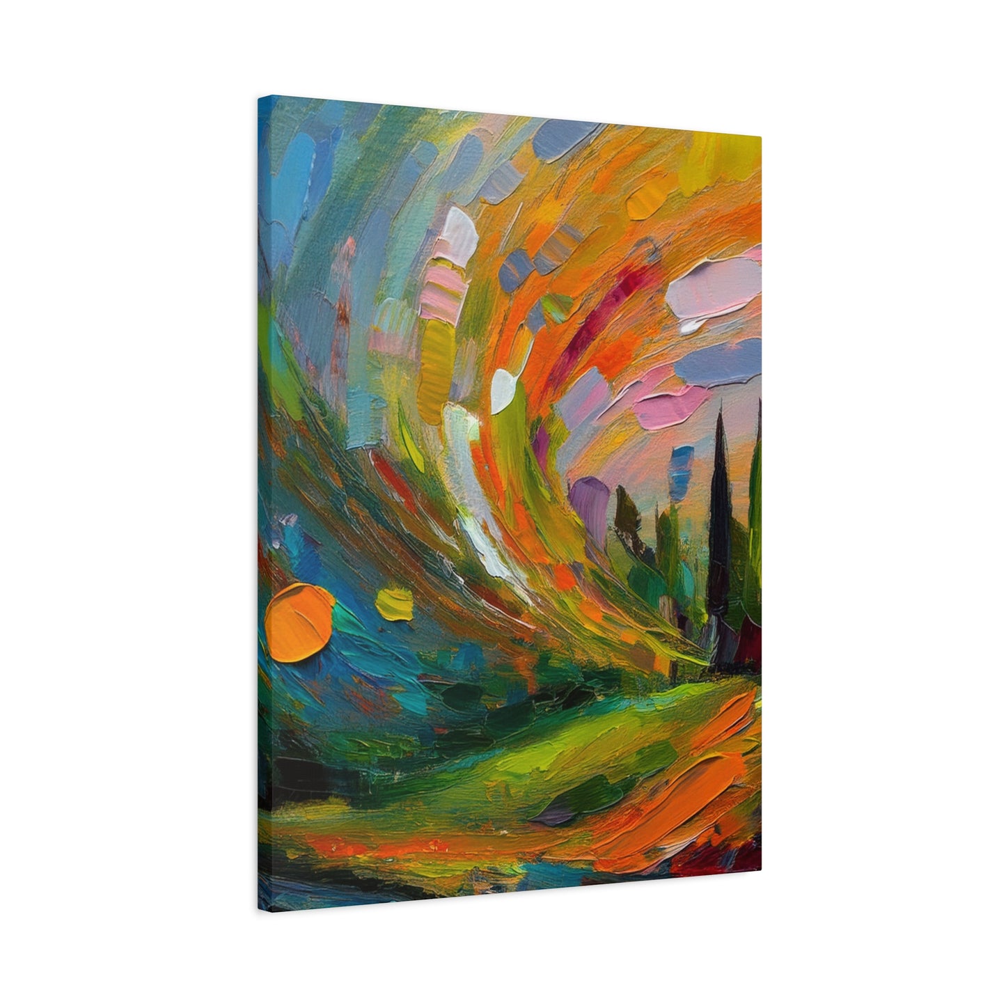 Abstract Oil Painting Print Canvas 20x24,20x30,24x30 24x32,24x36,30x40 32x48,36x48,40x60 Pine-Wood Inner Frame ABS-119