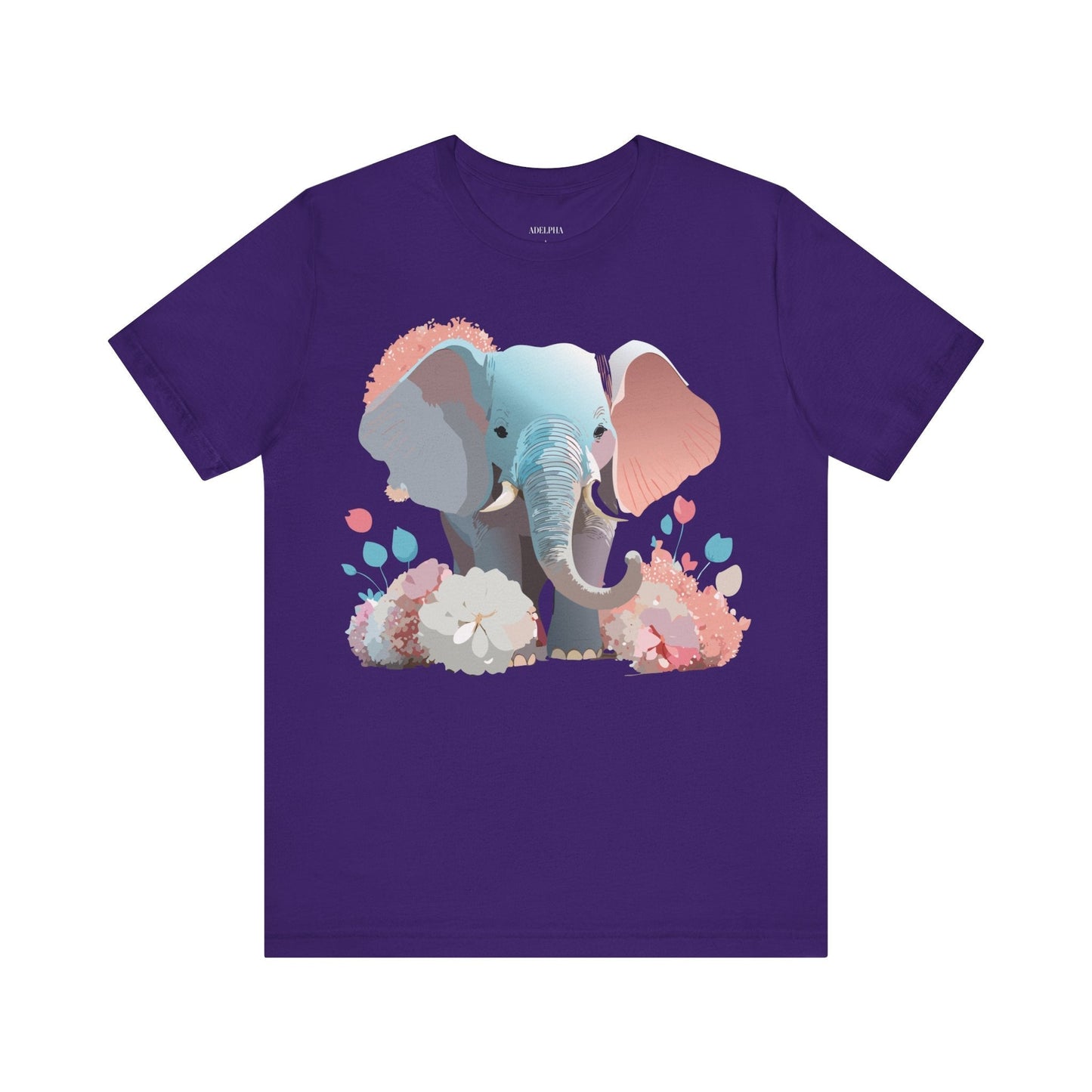Elephant Graphic Unisex 100 Cotton Jersey Vintage Art Design Tee 22