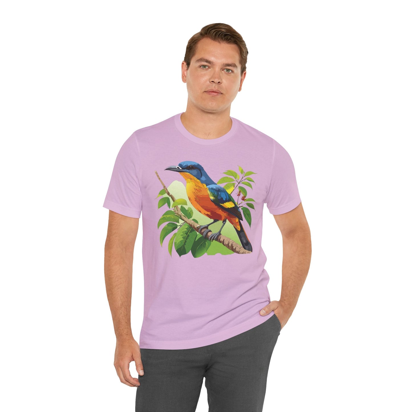Unisex Animal Design Tee Shirt With Wildlife Graphics For Casual Everyday Wear And Comfort
