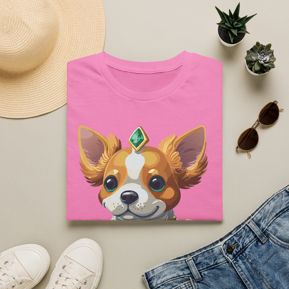 Corgi Prince T-Shirt — Cute Royal Dog Graphic Design Unisex 100 Cotton Gildan T-Shirt