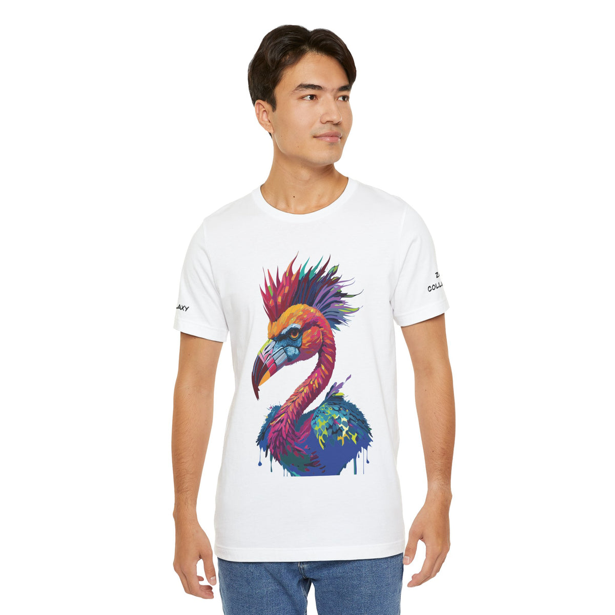 Animal Graphic Unisex Cotton Bella+Canvas Tee with Art Design b85