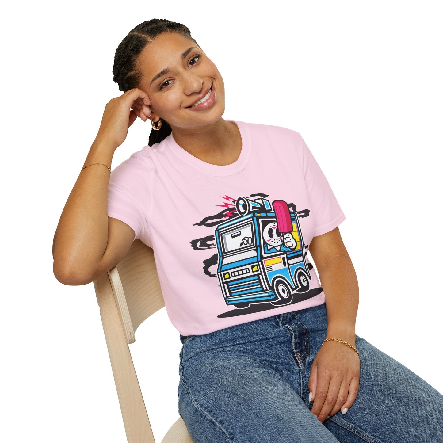 Cartoon T Shirt Animation Tee Funny Unisex Softstyle Gildan 64000 100 Percent Ring Spun Cotton