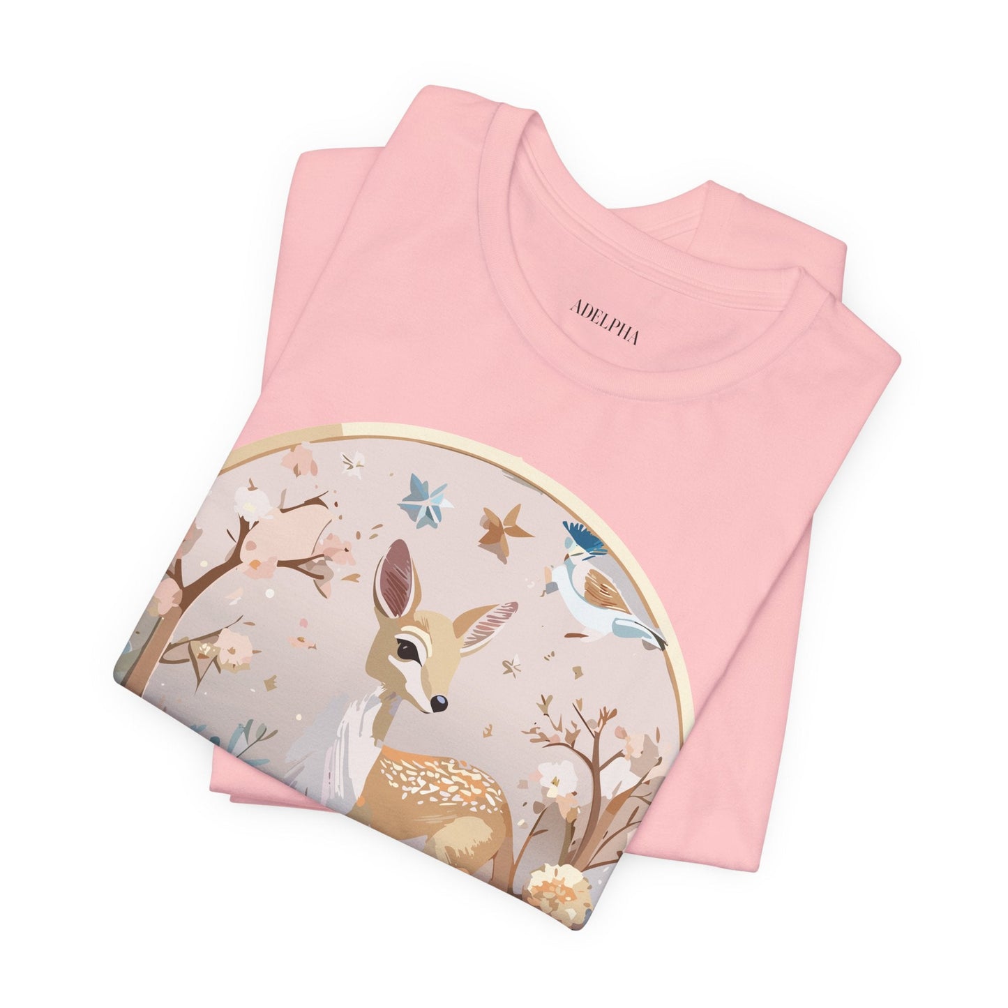Medallion Graphic Unisex 100 Cotton Vintage Animal Medal Artwork Tee 9