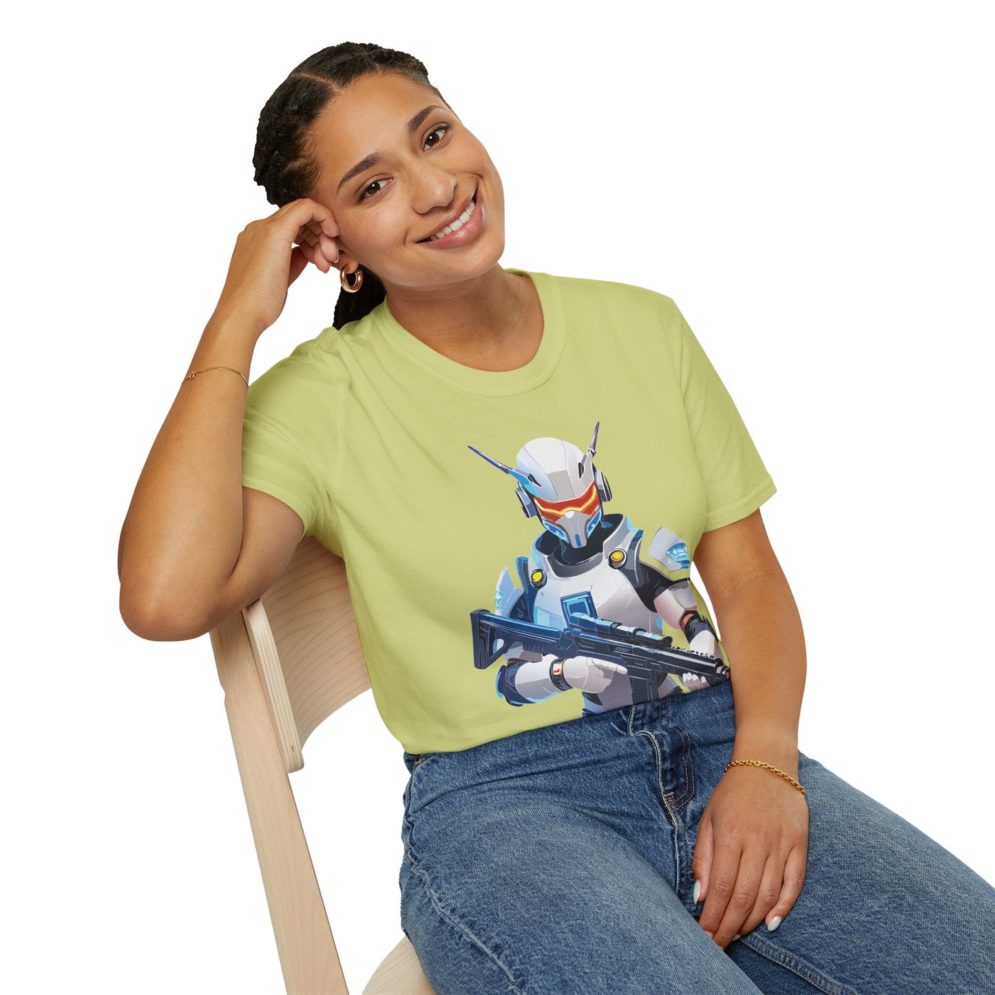 Robocop Shirt Unisex T Shirt With Robocop Artwork Gildan Softstyle 64000 Cotton Tee