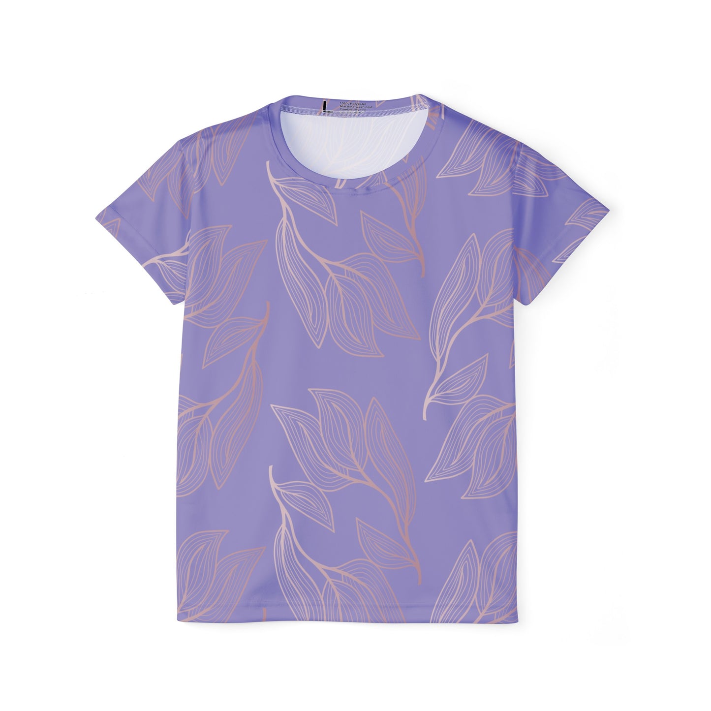 Poly Jersey Tee Shirt with floral prints