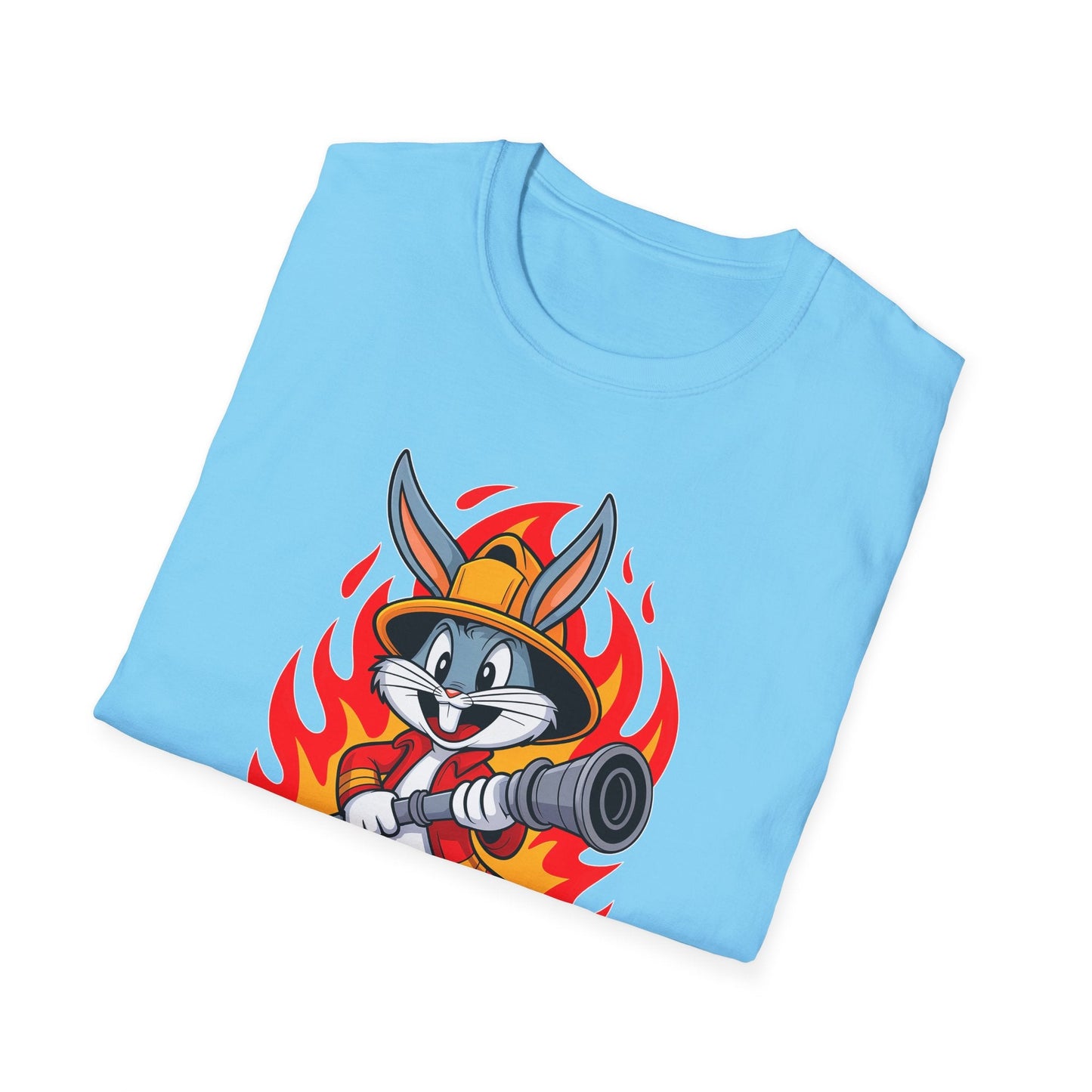Bugs Bunny T Shirt Unisex Cartoon Graphic Tee 100 Percent Ring Spun Cotton Softstyle