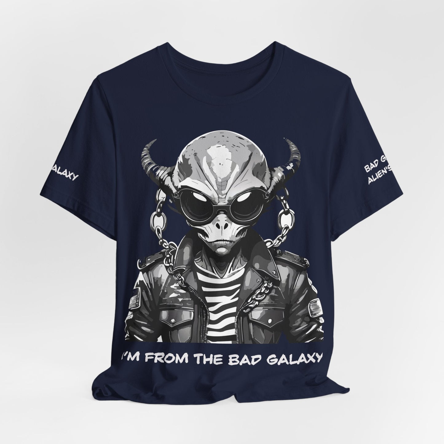 Alien T Shirt From Bad Galaxy Graphic Tee With Free Shipping Lightweight 100 Cotton USA Made