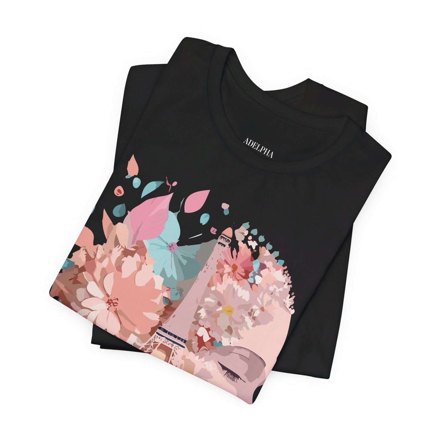 Tourist Shirt Paris Graphic Tee Unisex Jersey Short Sleeve Premium Vintage Inspired Adelpha Artwork