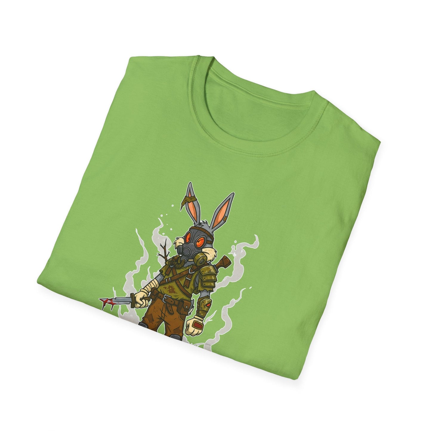 Cartoon Bunny Graphic Unisex Cotton Animal Animation Artwork Design Tee 12