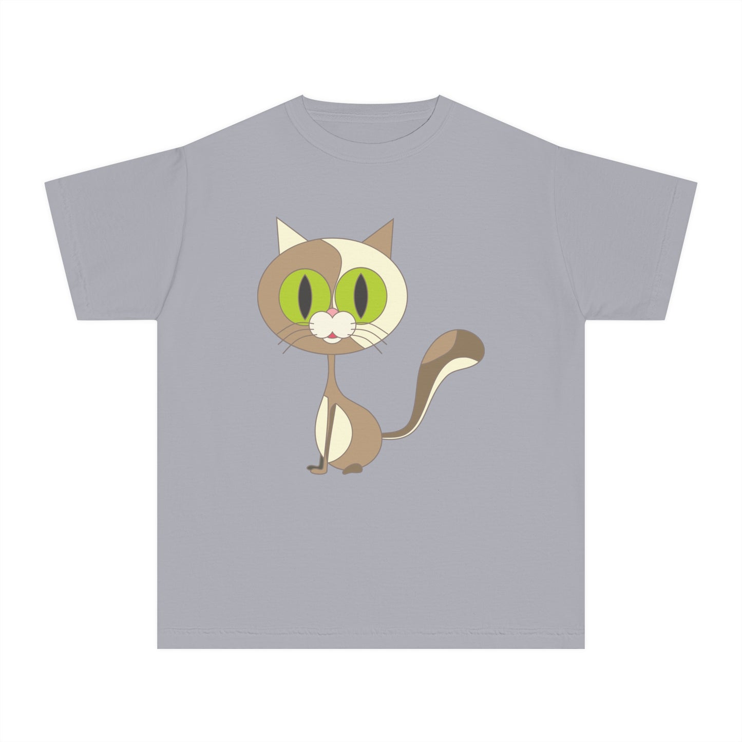 Youth Tee Shirt with Little Cat