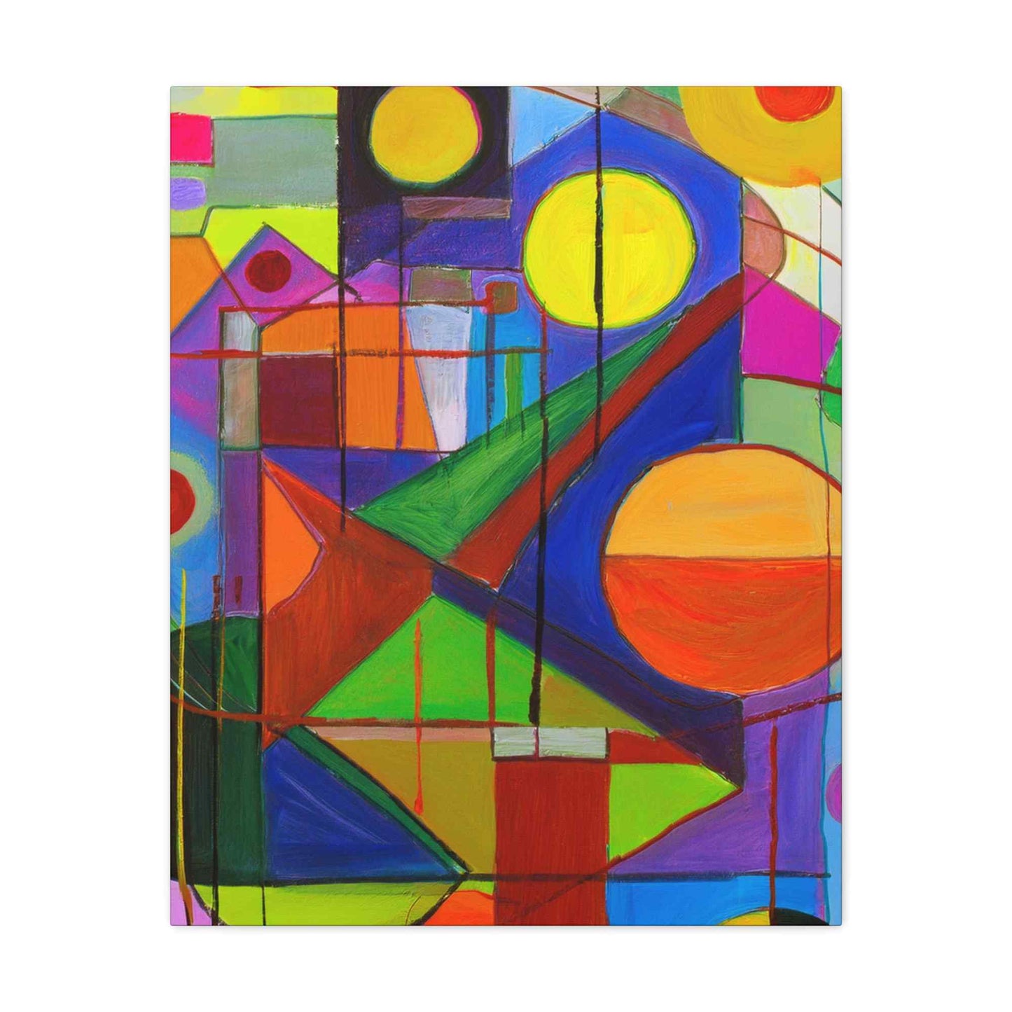 Abstract Painting Print Canvas 20x24,20x30,24x30, 24x32,24x36,30x40, 32x48,36x48,40x60 Pine-Wood Inner Frame ABS-5
