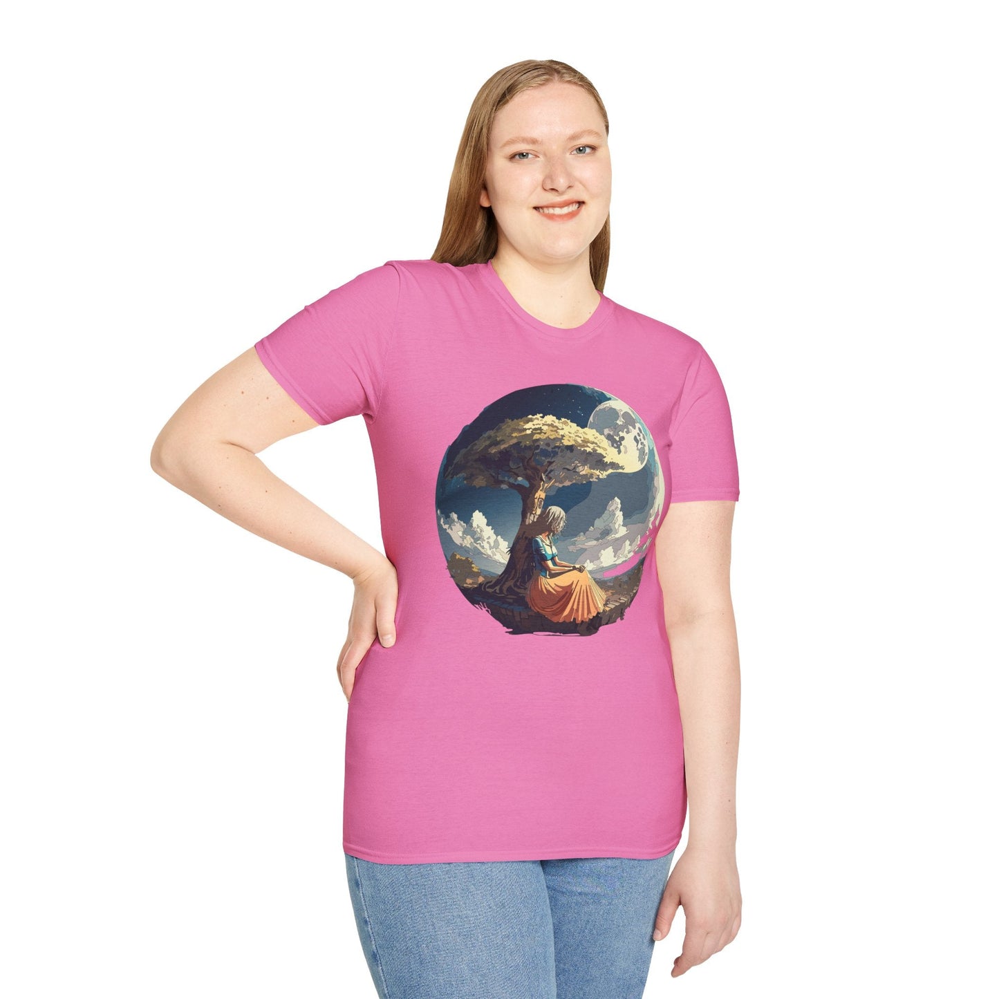 Unisex Graphic T Shirt Art Design Tee Softstyle 64000 Ring Spun Cotton Comfortable