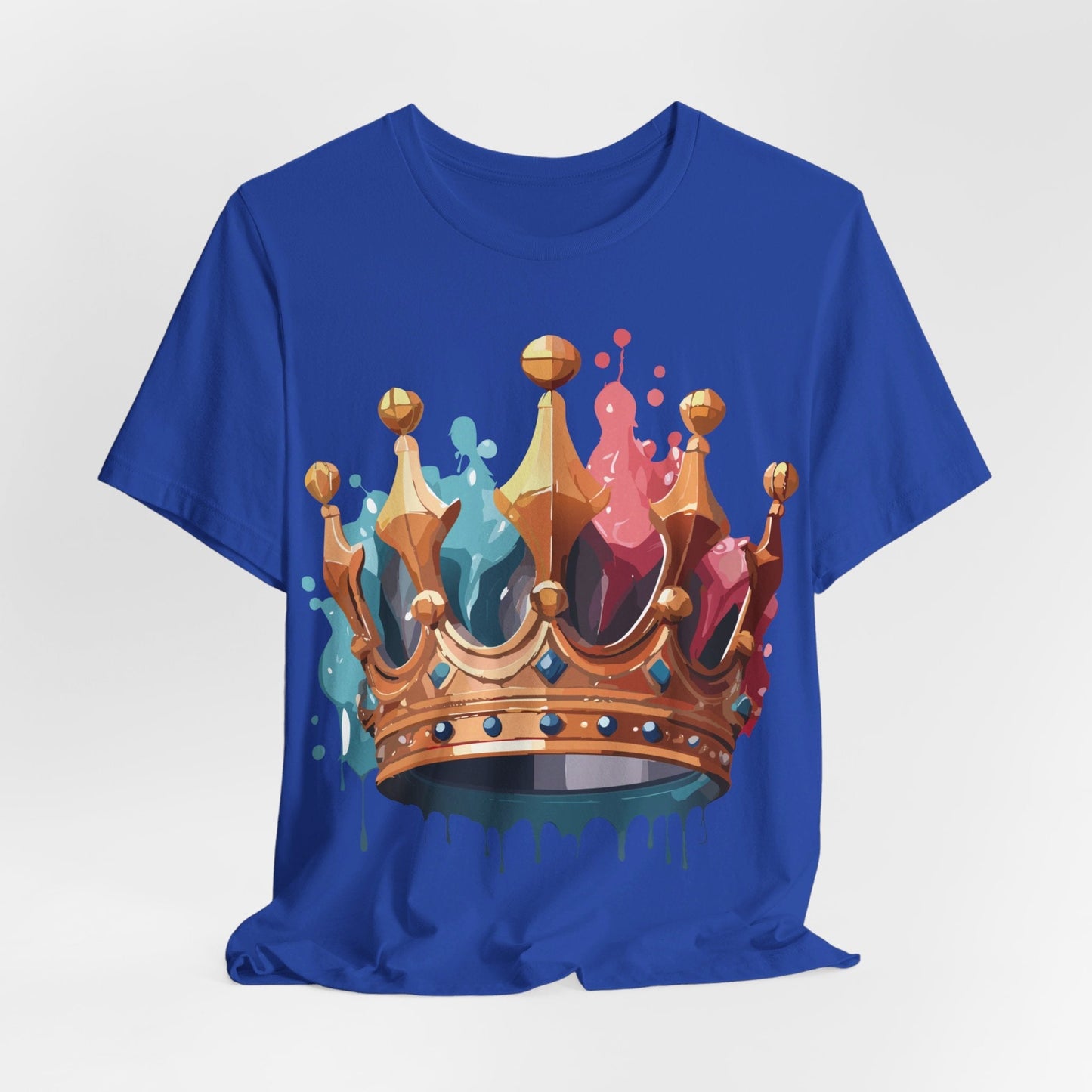 Adelpha Graphic Tee Crown Shirt Unisex Vintage Artwork Premium Casual Everyday Wear T Shirt