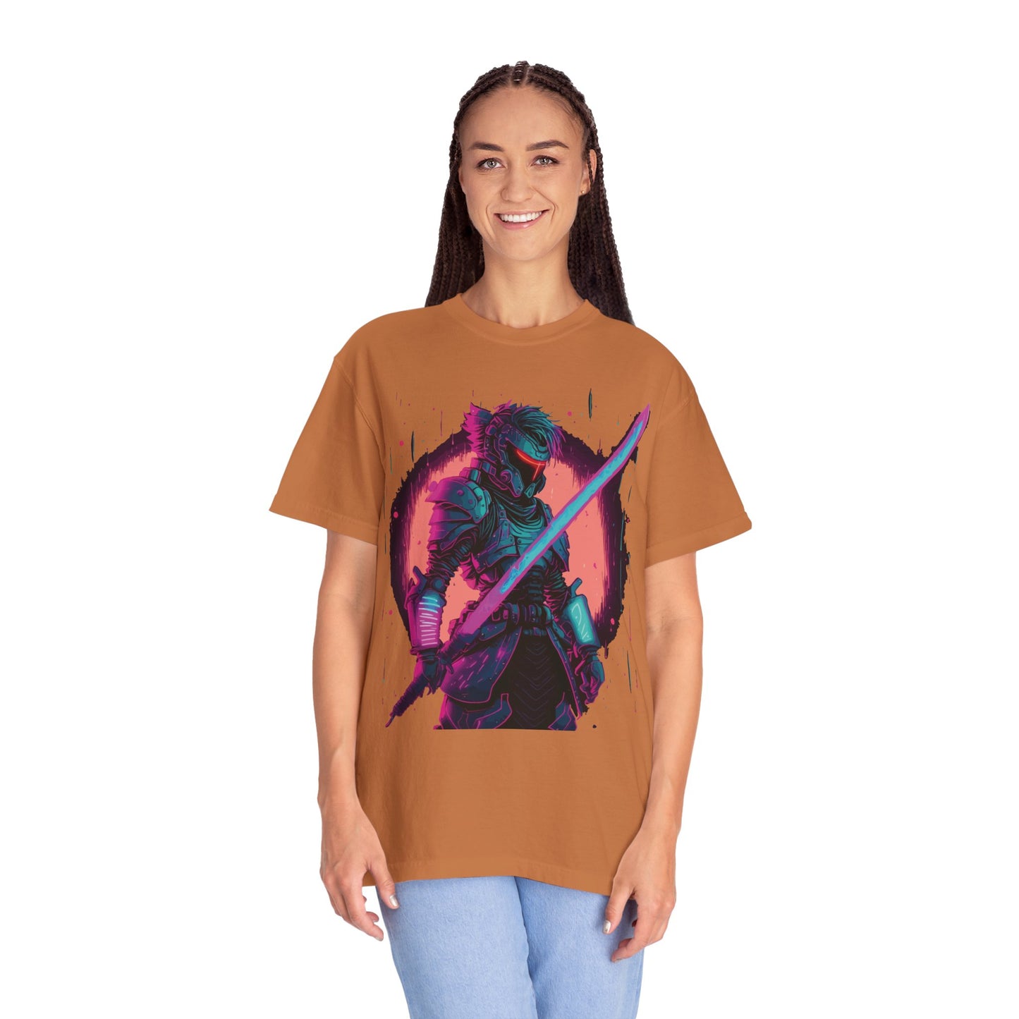 Unisex T-shirt with Knight in Armor