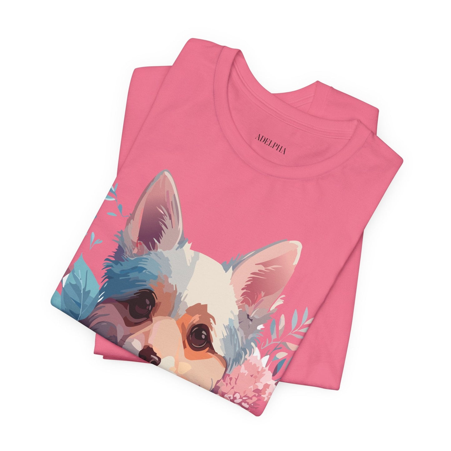 Dog Graphic Tee Unisex Short Sleeve Premium Vintage Inspired Artwork From Adelpha