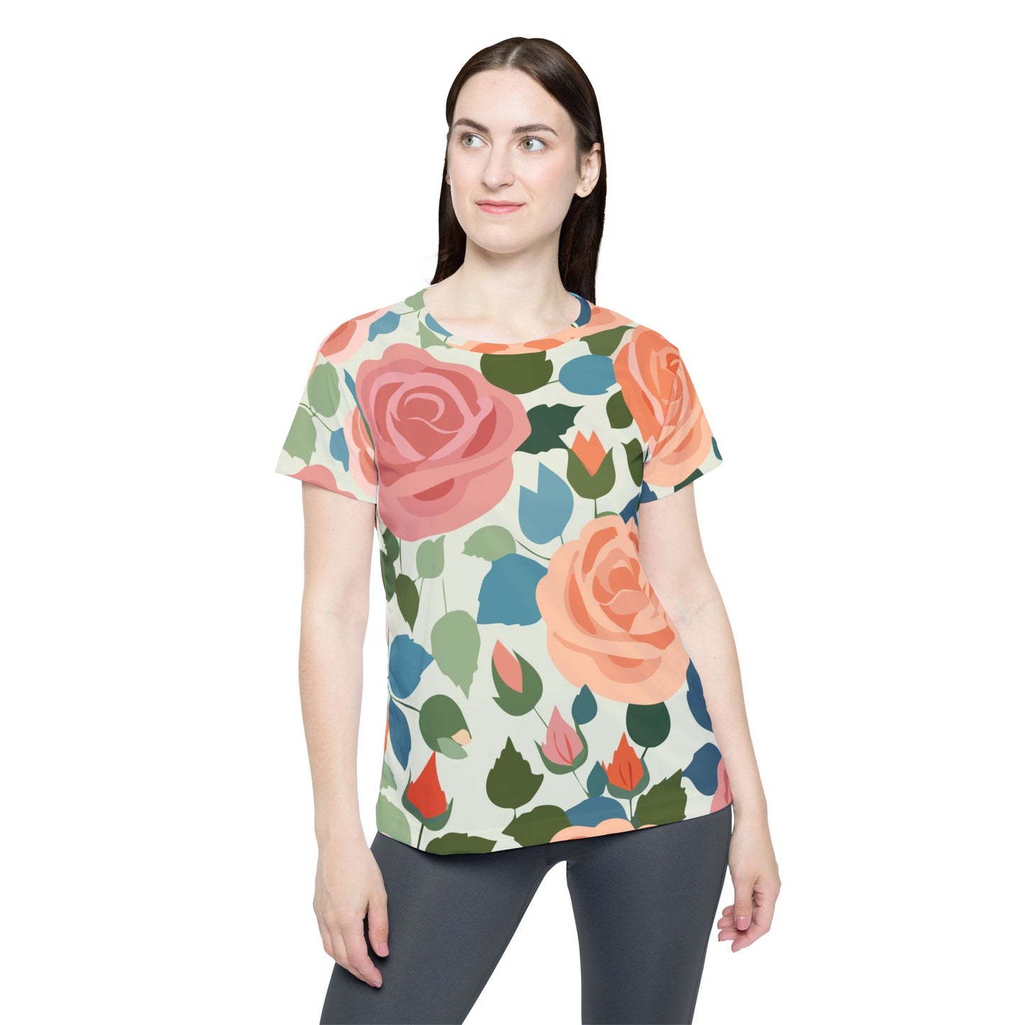 Floral Print Shirt, Shirt with Flowers