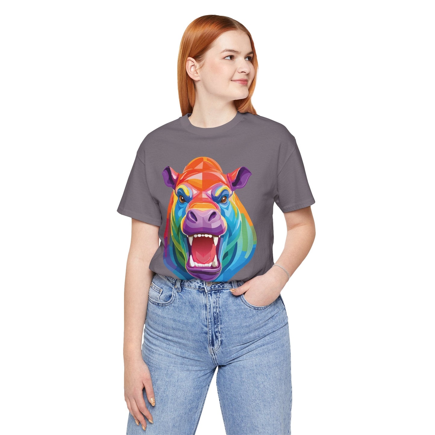Unisex Animal Shirt with Animals Graphic Tee Art Design Wild Animals Shirt Tee for Everyone