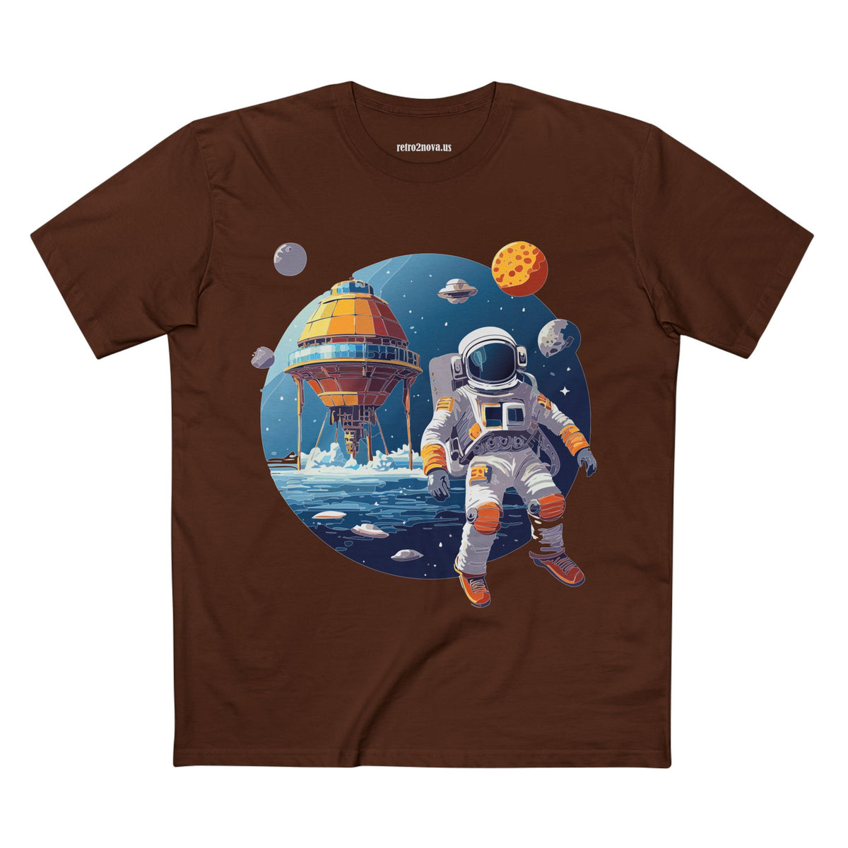 Cosmos Astronaut Graphic Tee Staple Unisex 100 Cotton Tee Shirt - CS-38
