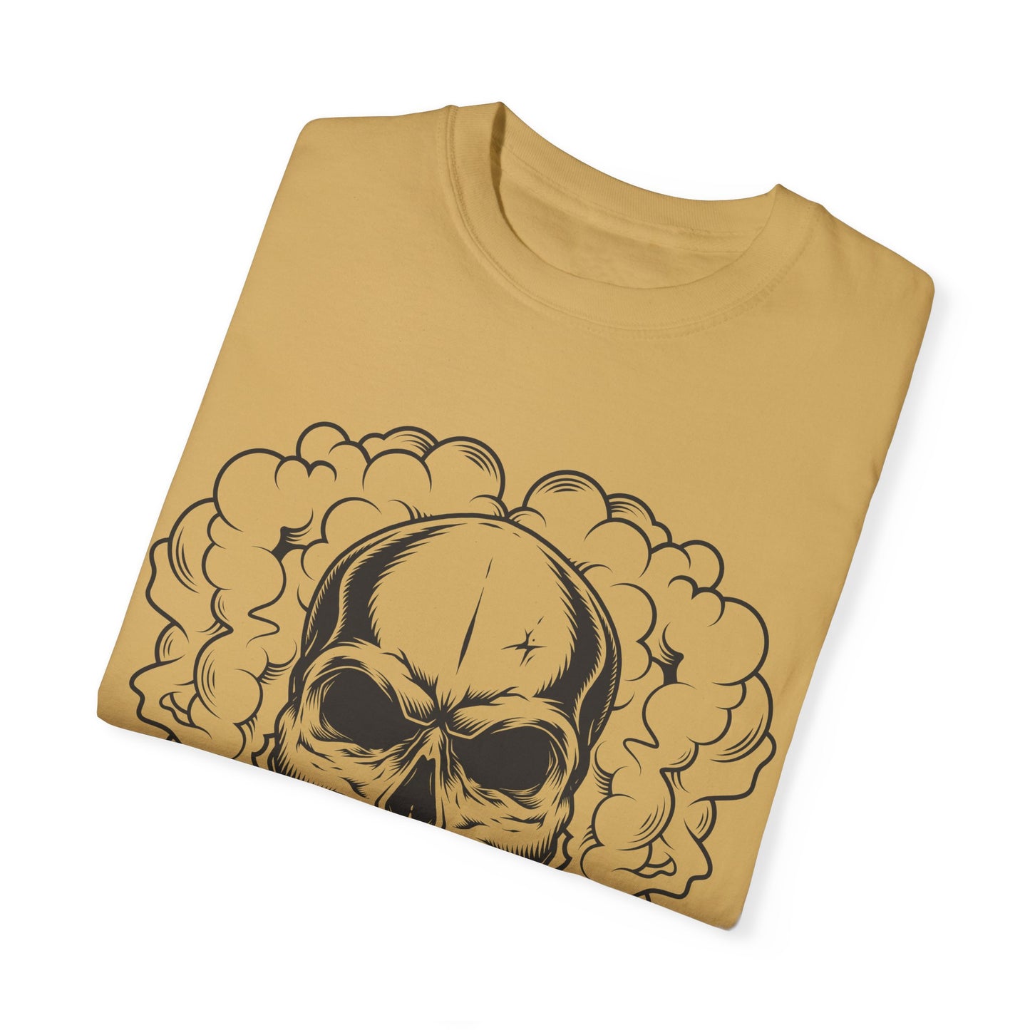 Unisex-T-Shirt aus Baumwolle mit Totenkopf 