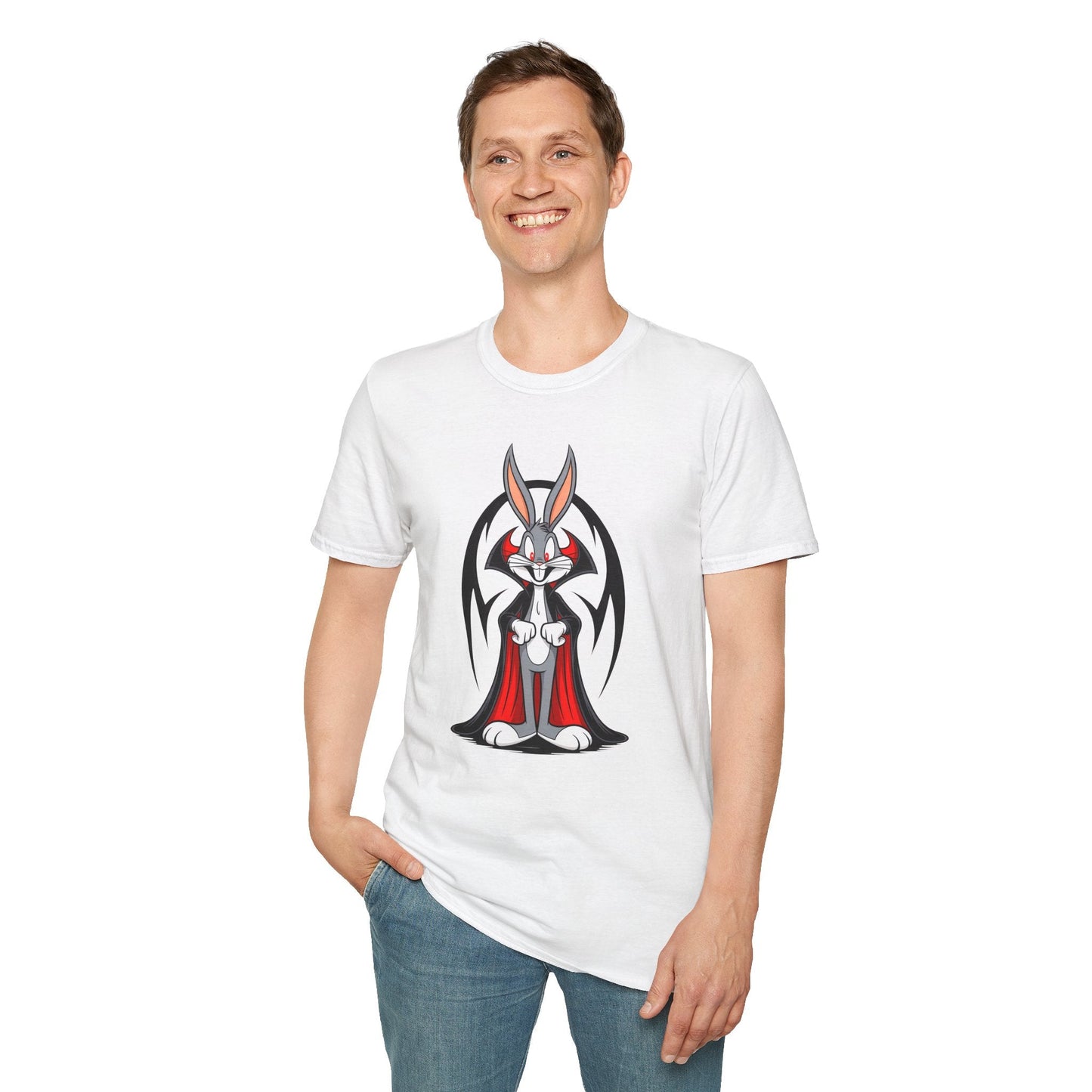 Bugs Bunny Shirt Unisex T Shirt Cartoon Design Gildan Softstyle 64000 Premium Cotton Tee