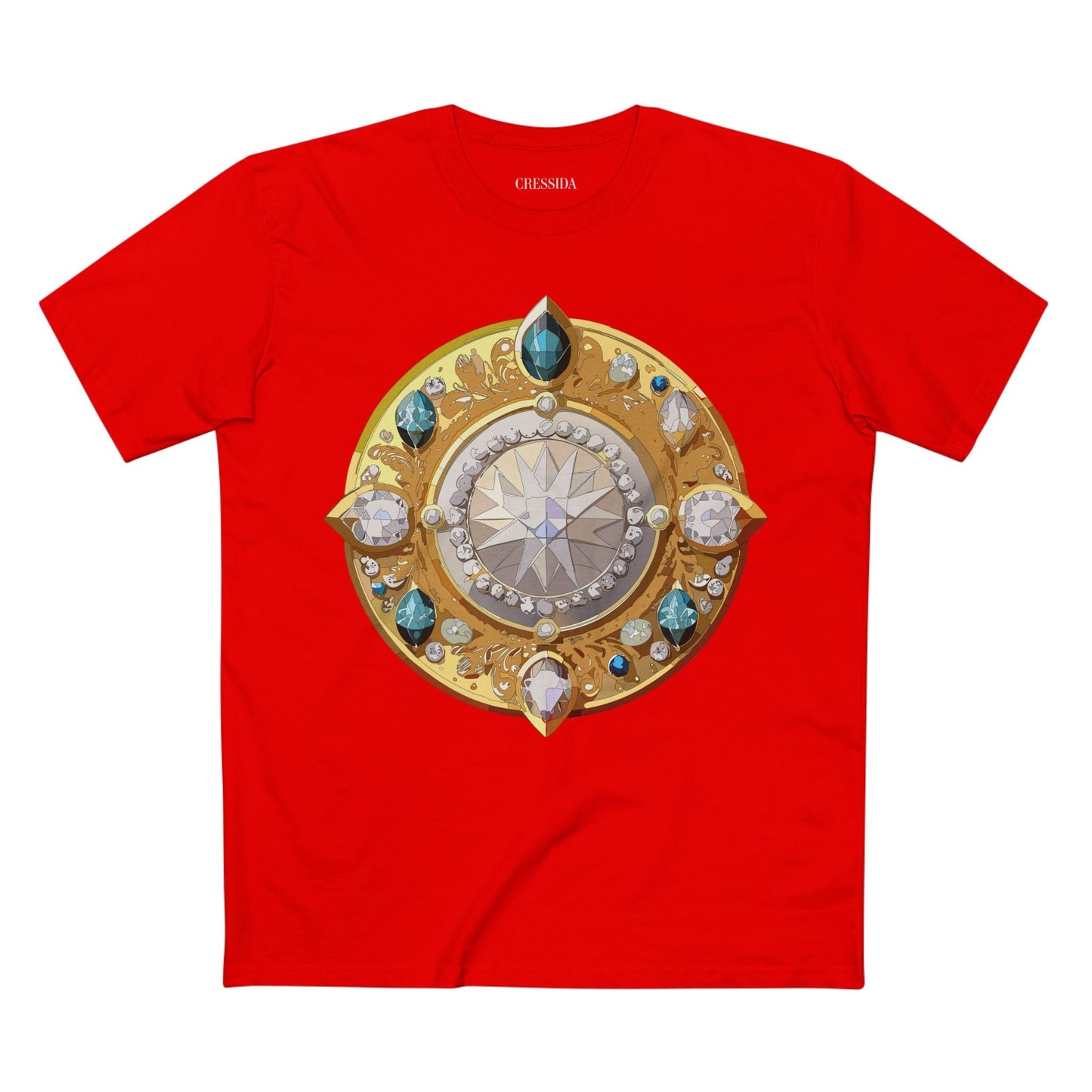 Medallion Graphic T-Shirt Unisex 100 Cotton With Gold Art Design Medal Tee 11