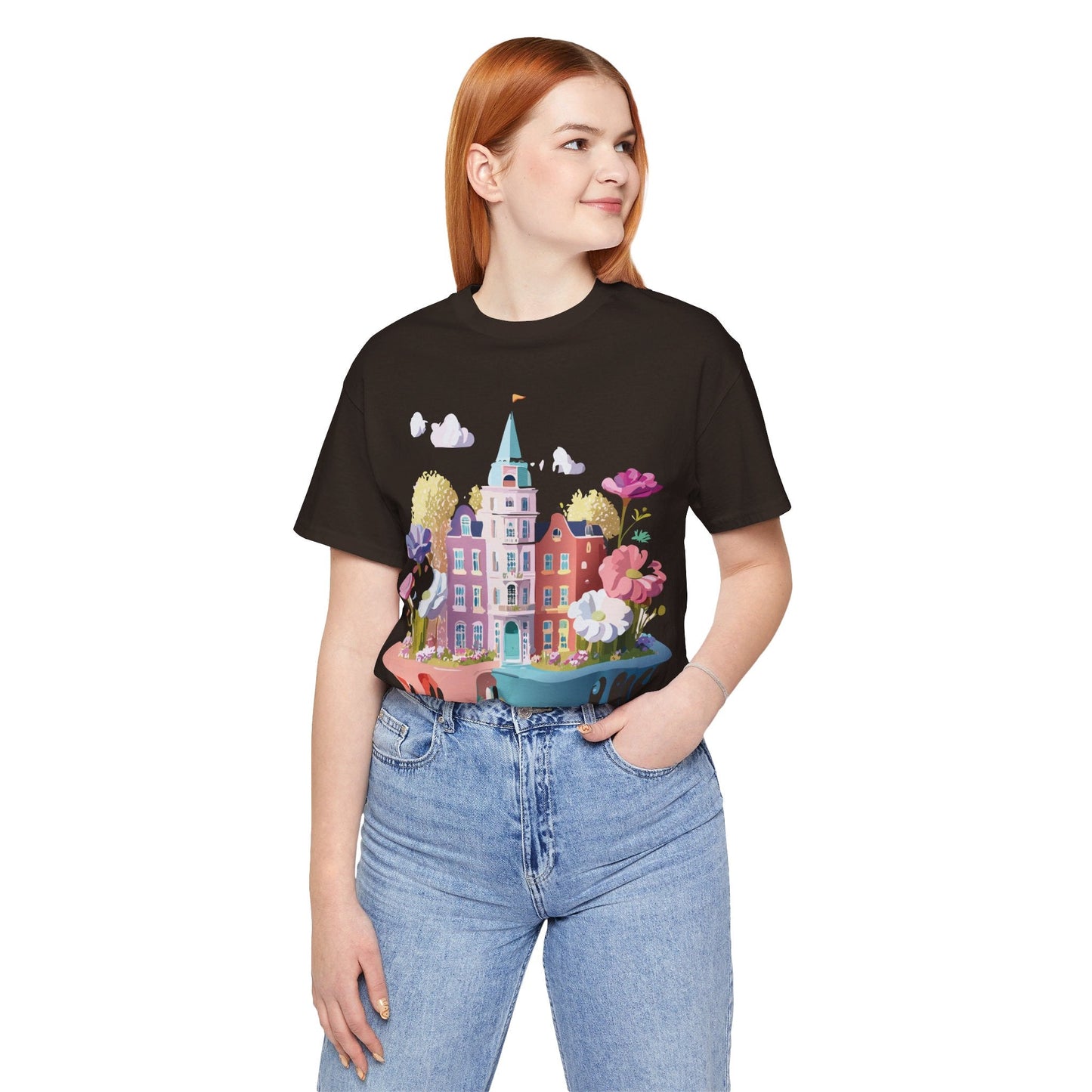 Amsterdam Tourist Shirt Unisex Graphic Tee Vintage Inspired Artwork Art Design By Adelpha