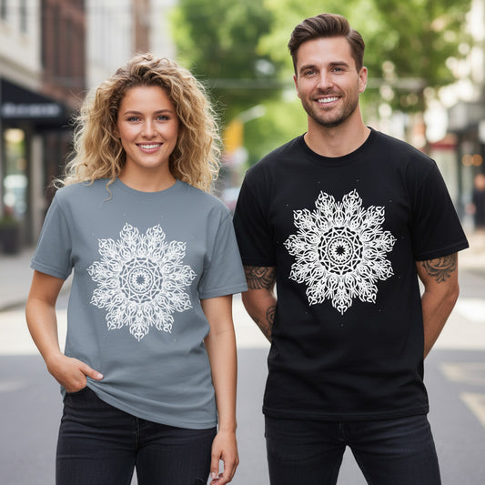 Mandala Graphic Tee Unisex 100 Cotton Comfort Colors T-Shirt 197